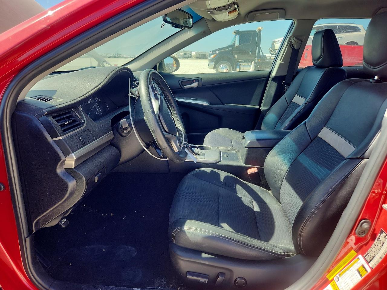 2014 Toyota Camry Se Red vin: 4T1BF1FK3EU741941