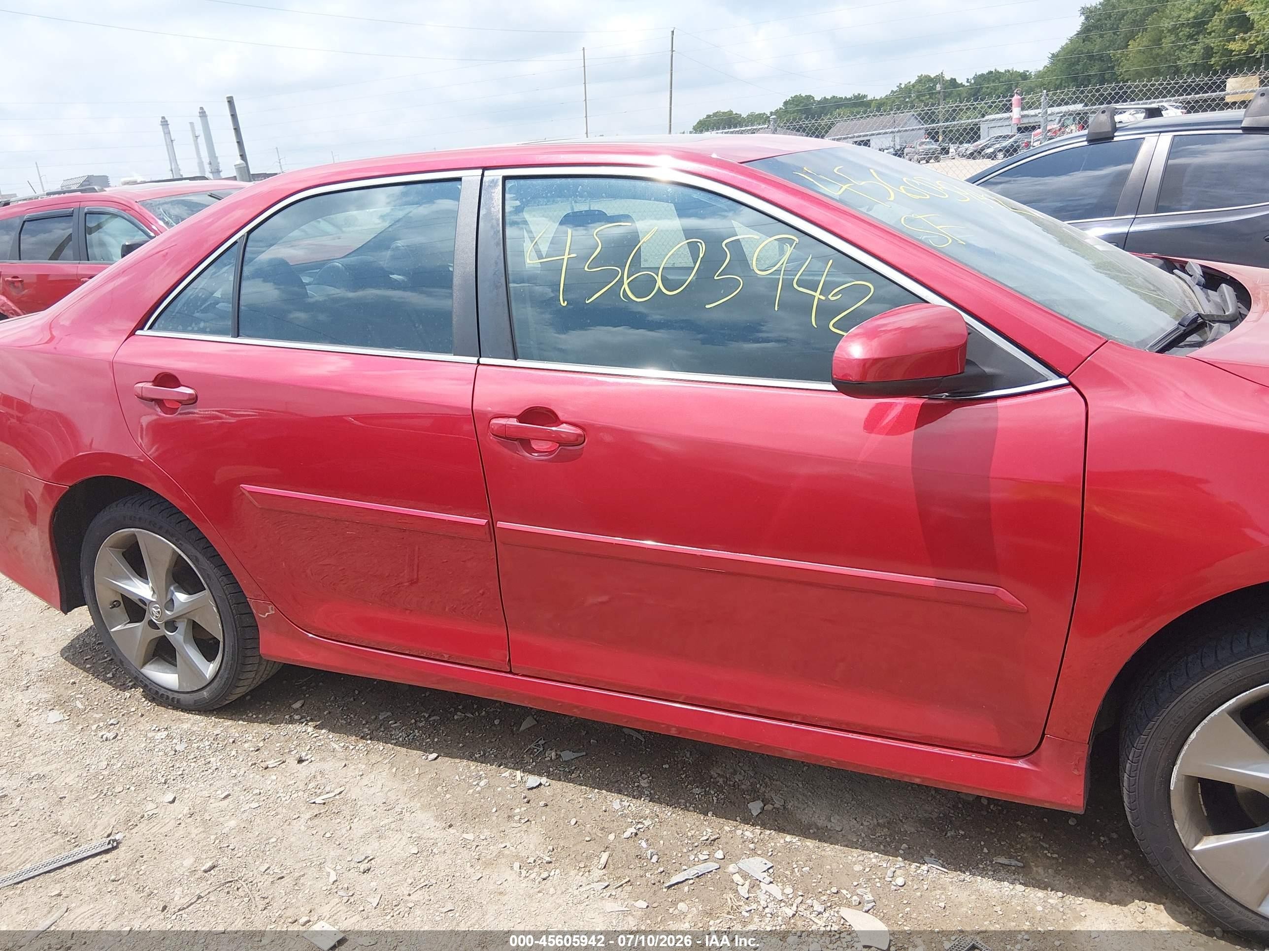 2014 Toyota Camry Se Sport Red vin: 4T1BF1FK3EU742202