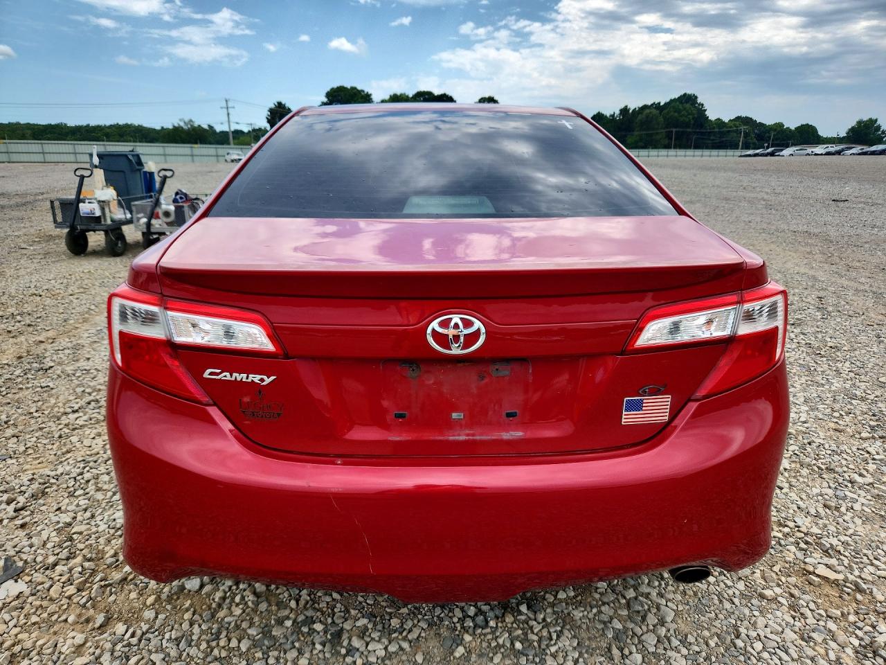 2014 Toyota Camry Red vin: 4T1BF1FK3EU768007