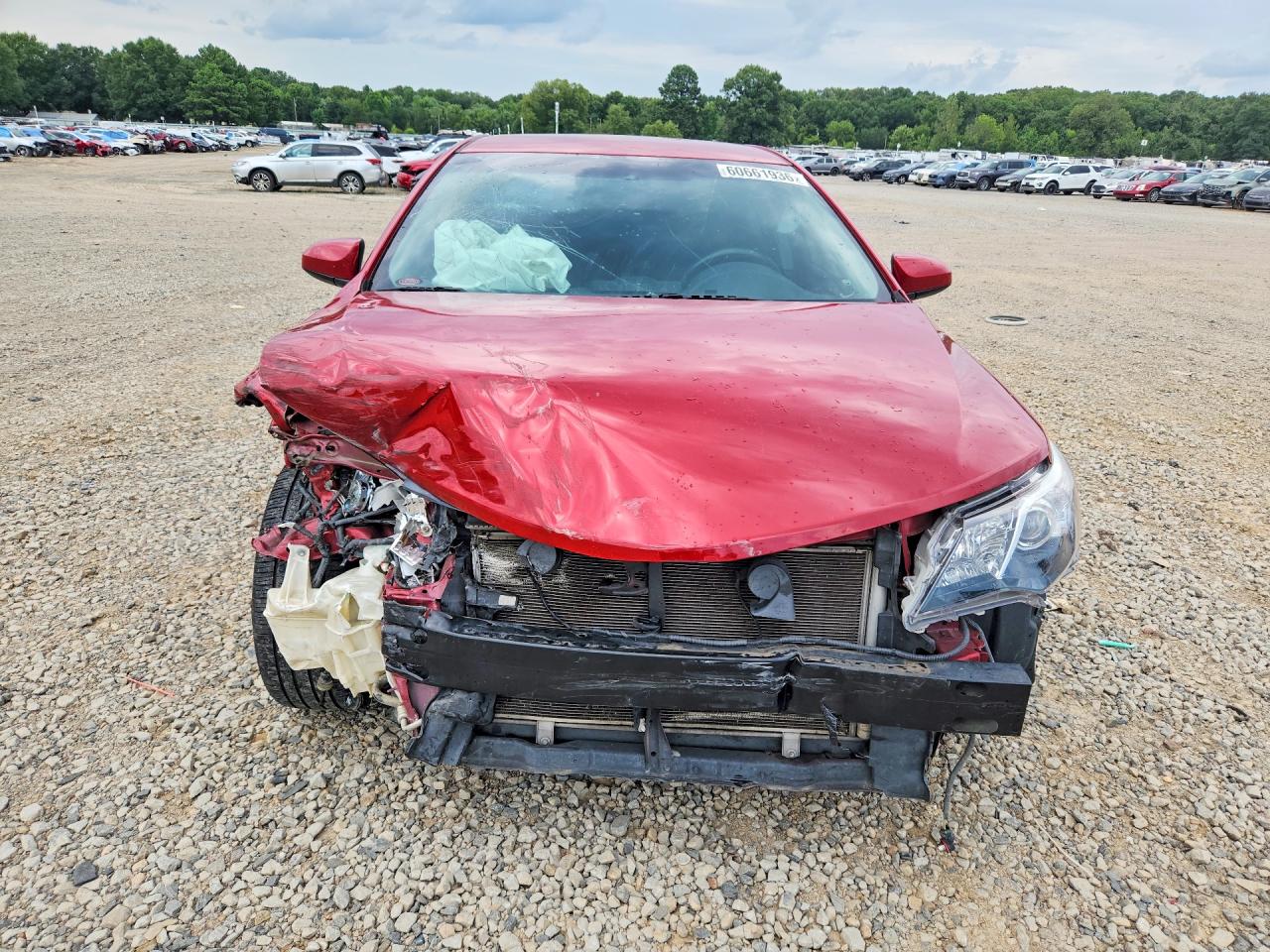 2014 Toyota Camry Red vin: 4T1BF1FK3EU768007