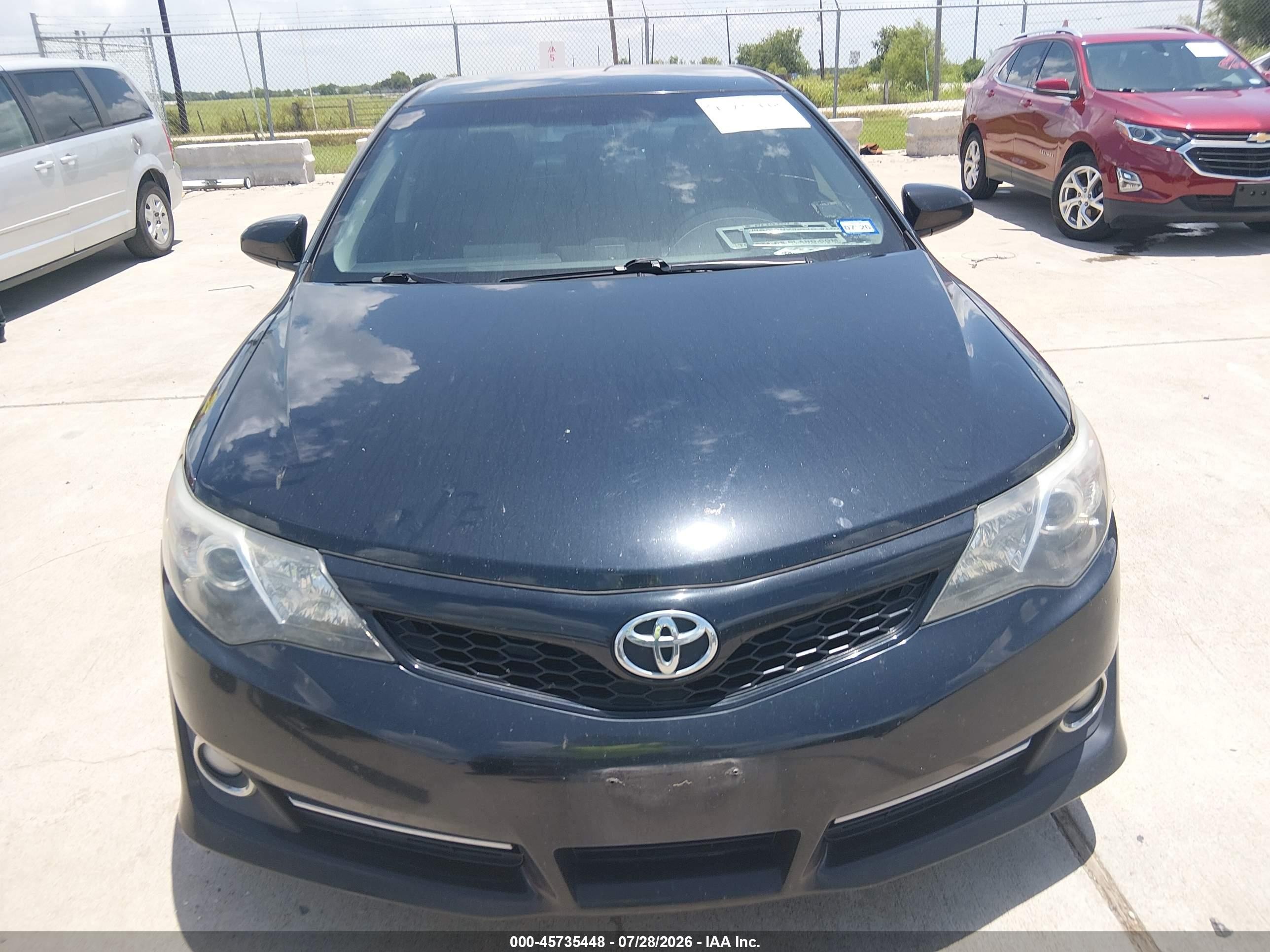 2014 Toyota Camry Se Black vin: 4T1BF1FK3EU773465