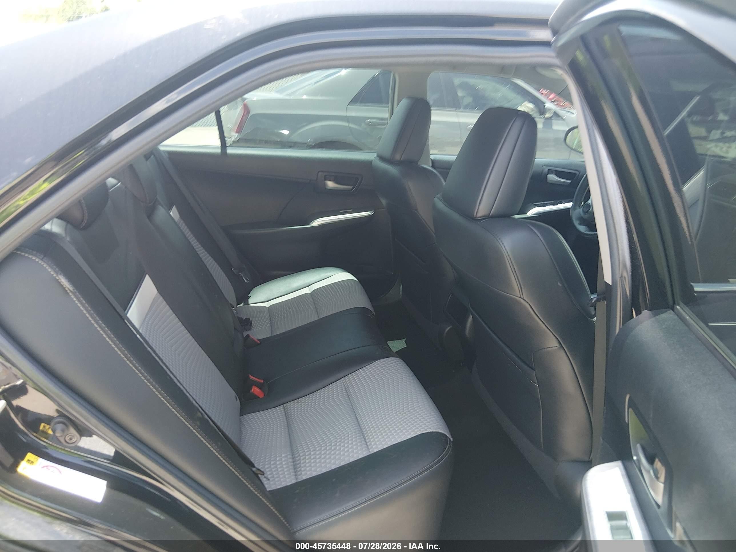 2014 Toyota Camry Se Black vin: 4T1BF1FK3EU773465