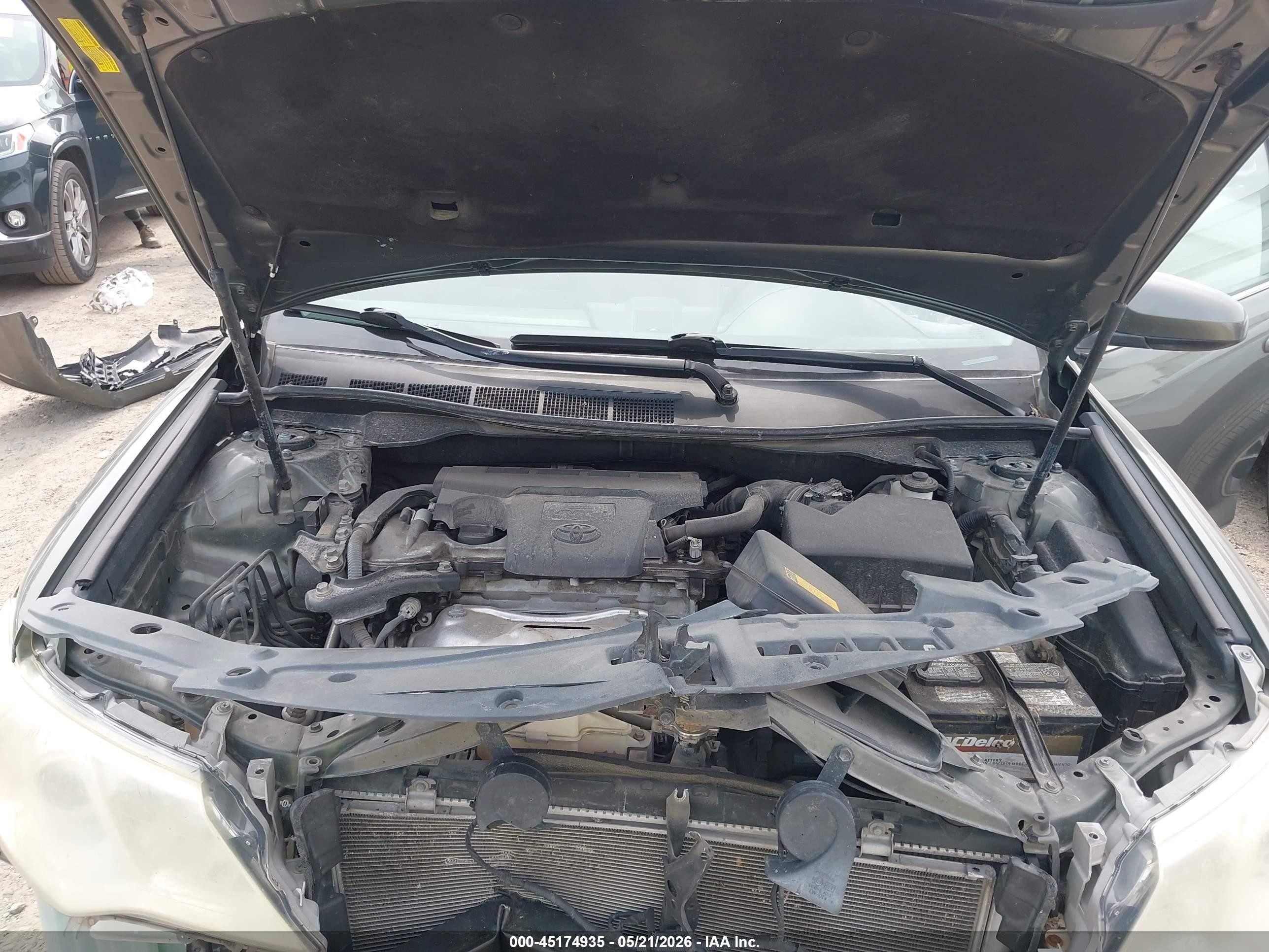 2014 Toyota Camry Le Gray vin: 4T1BF1FK3EU779234