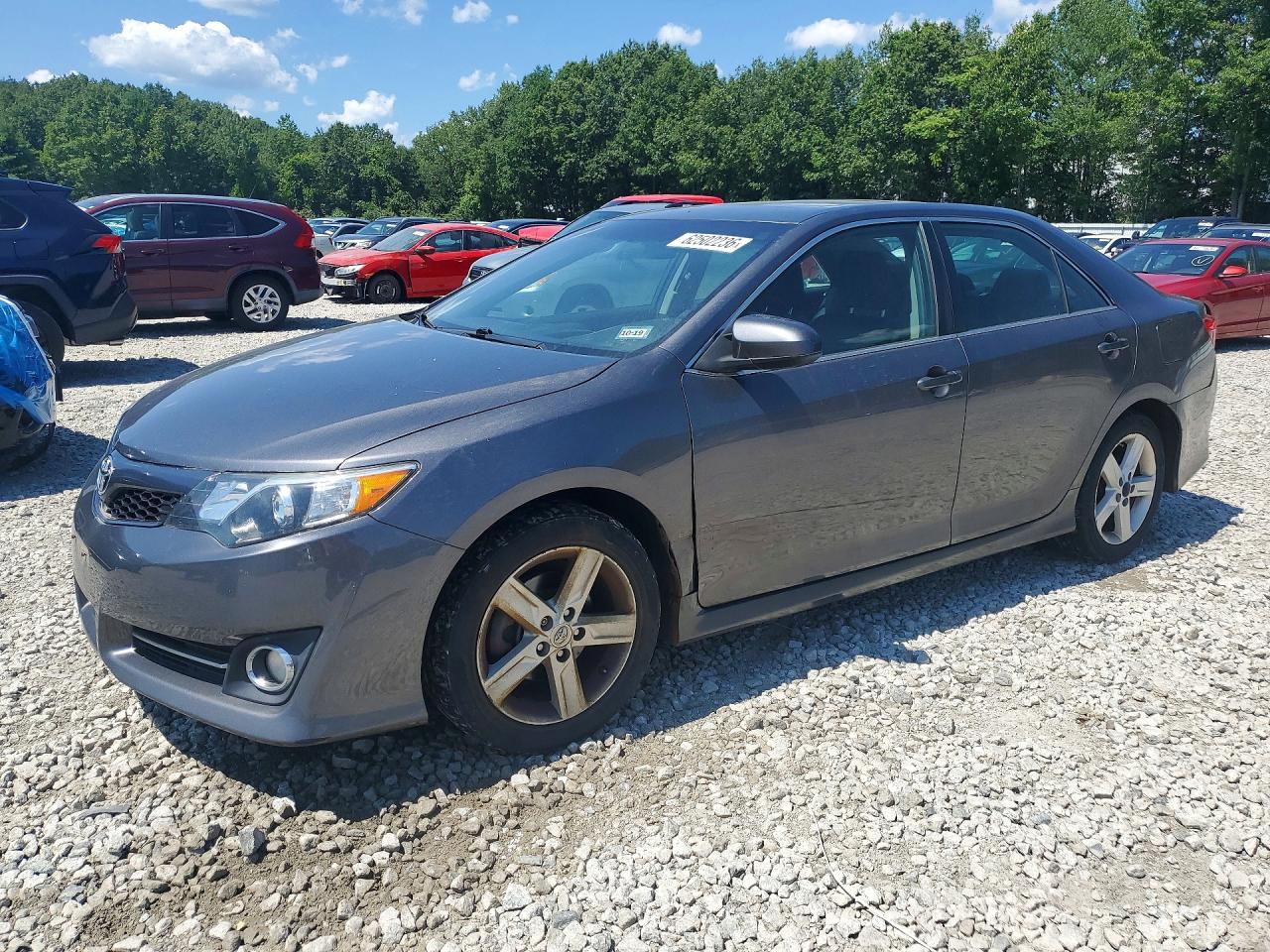 2014 Toyota Camry Se Gray vin: 4T1BF1FK3EU786362