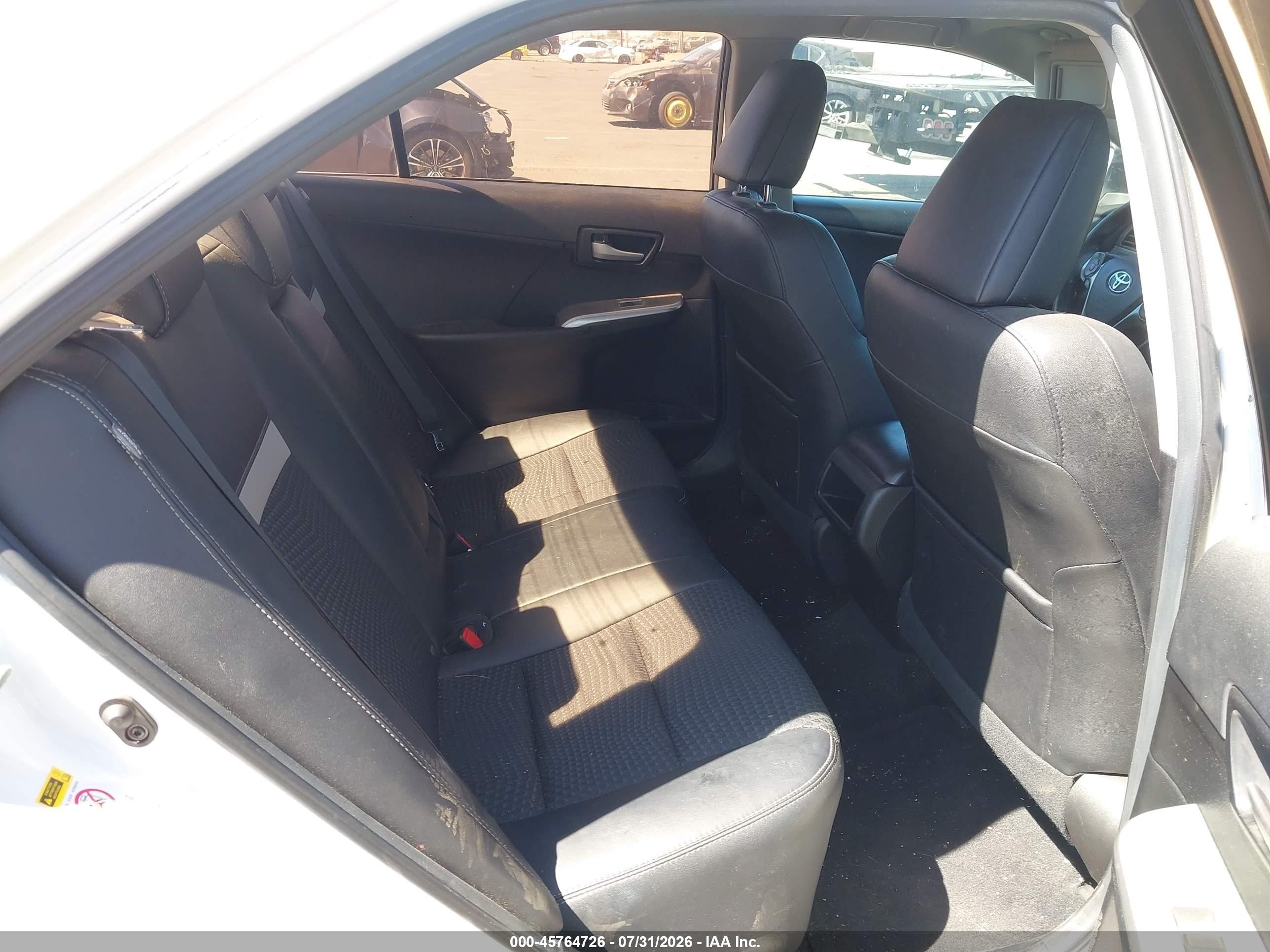 2014 Toyota Camry Se White vin: 4T1BF1FK3EU793750