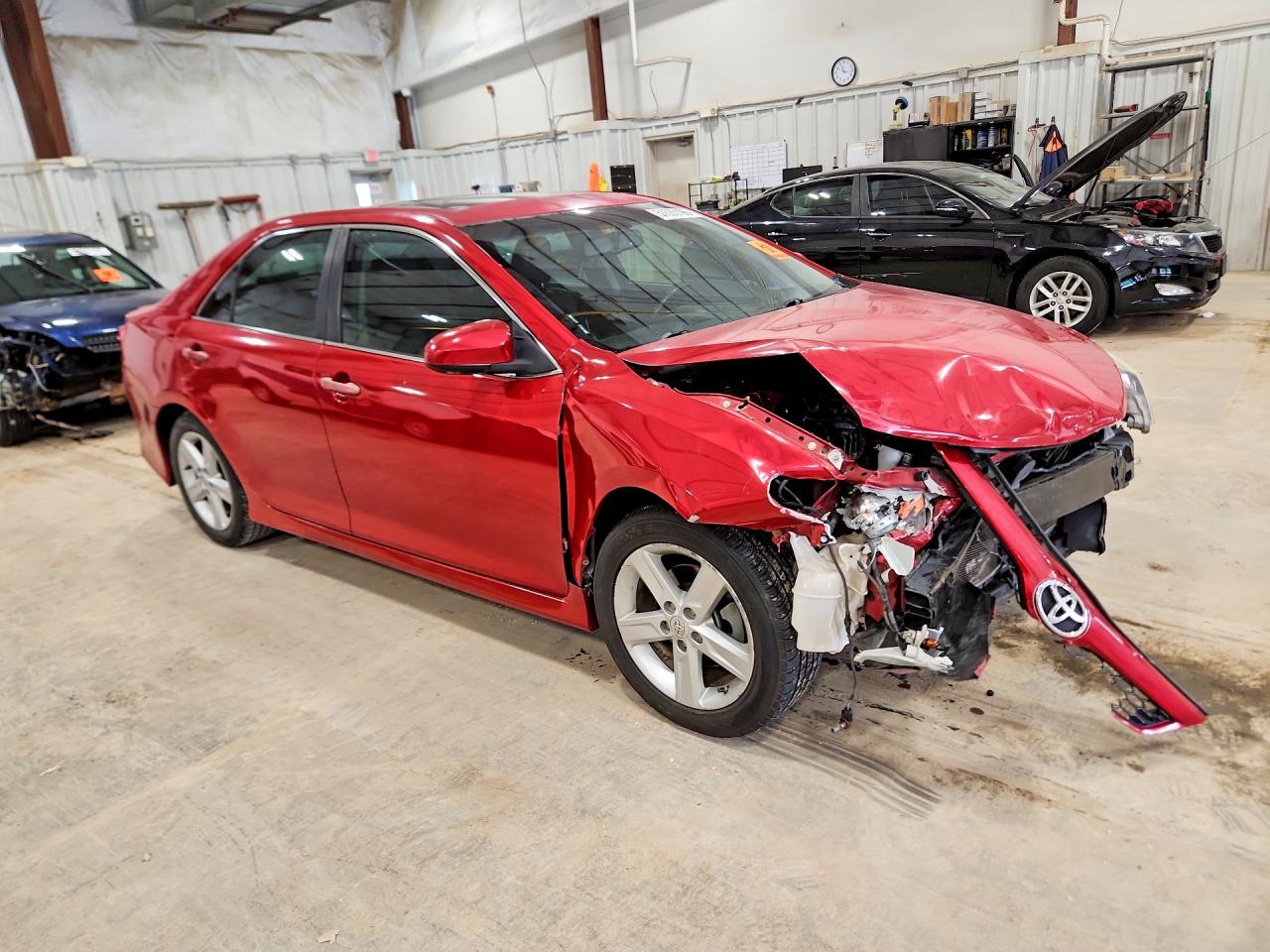 2014 Toyota Camry Se Red vin: 4T1BF1FK3EU798978