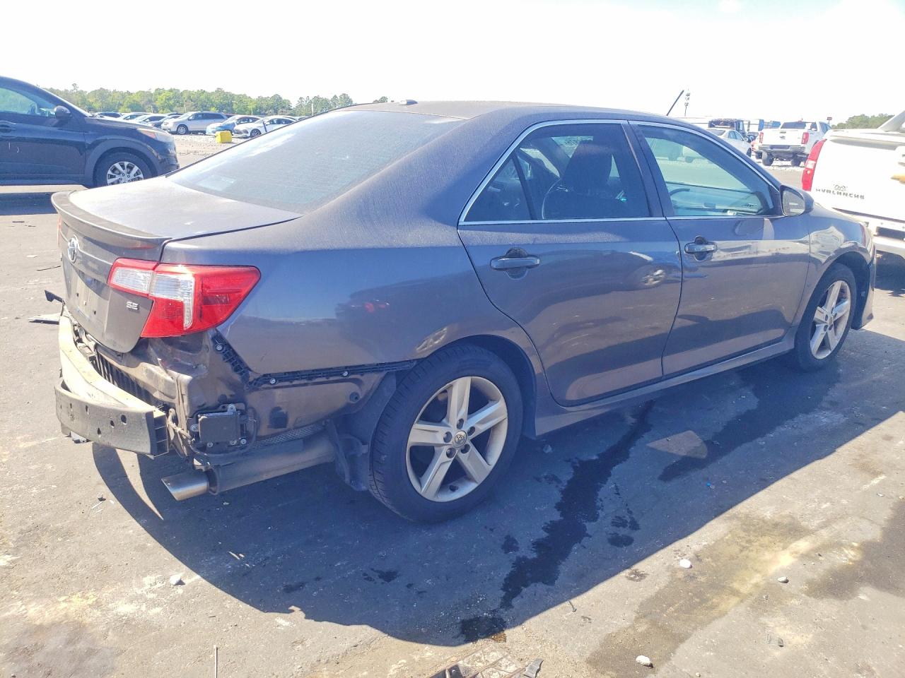2014 Toyota Camry Se Gray vin: 4T1BF1FK3EU799743