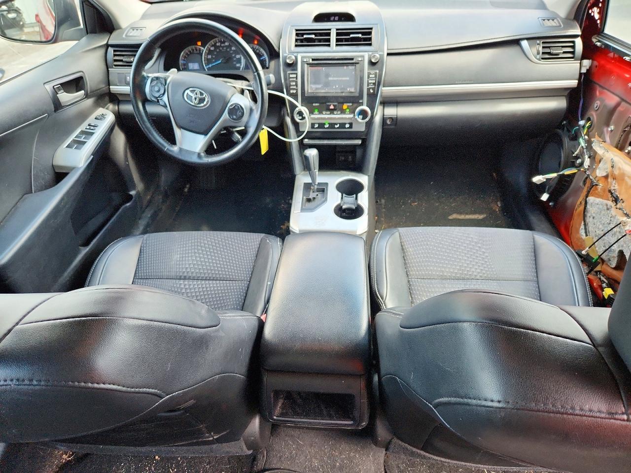 2014 Toyota Camry Se Red vin: 4T1BF1FK3EU802026