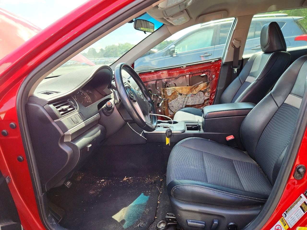2014 Toyota Camry Se Red vin: 4T1BF1FK3EU802026