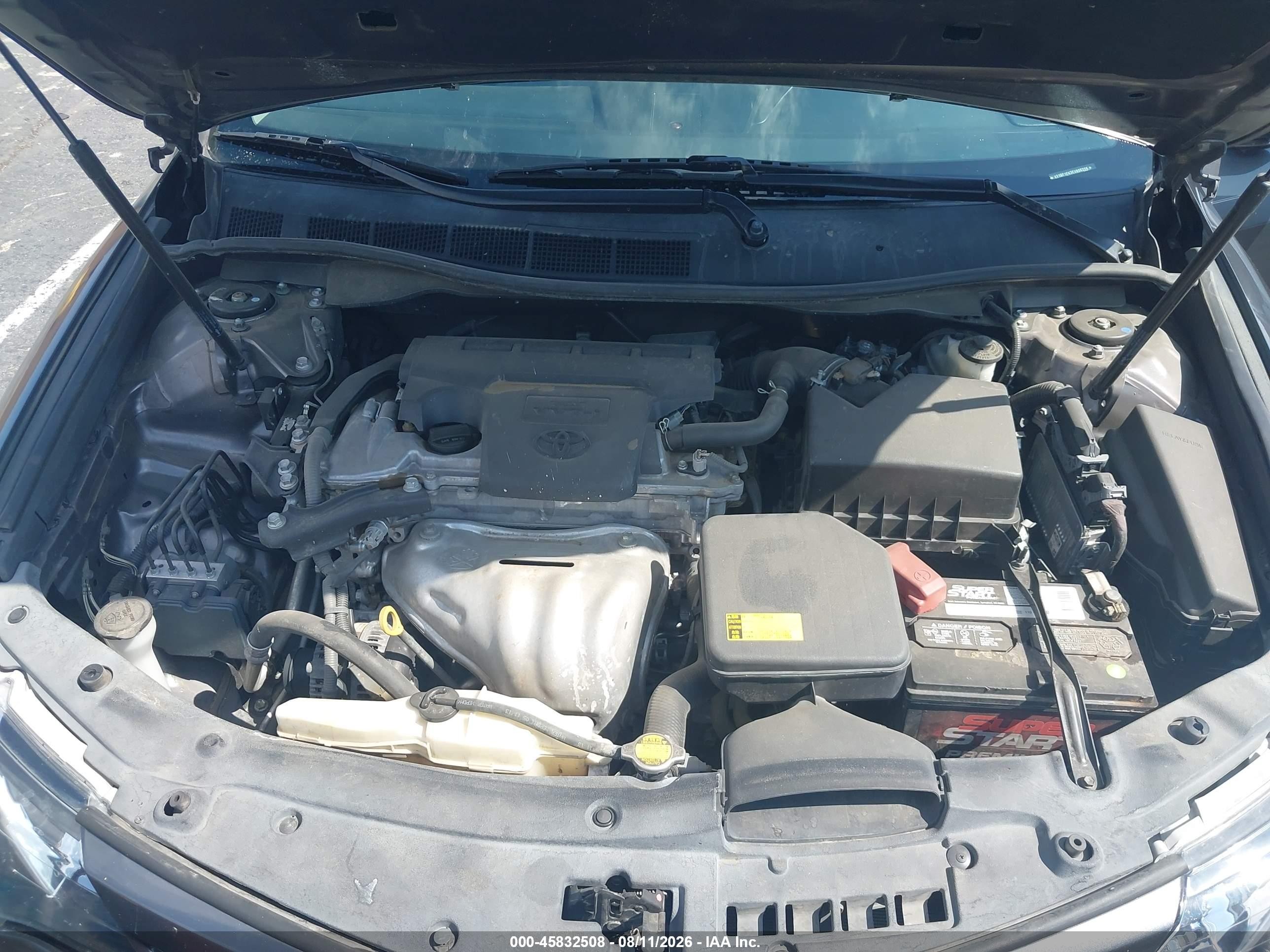 2014 Toyota Camry Se Gray vin: 4T1BF1FK3EU806206
