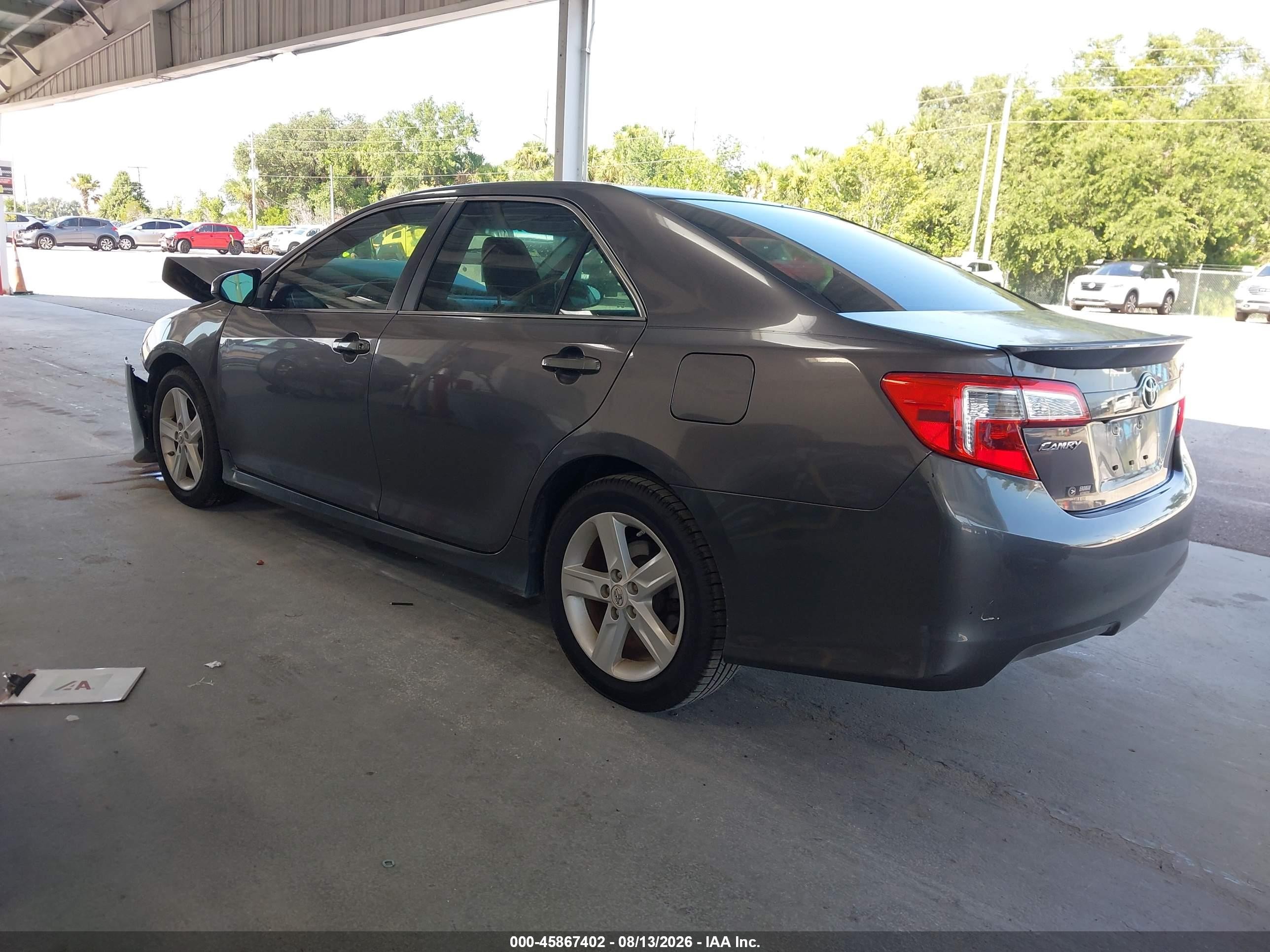 2014 Toyota Camry Se Gray vin: 4T1BF1FK3EU811406