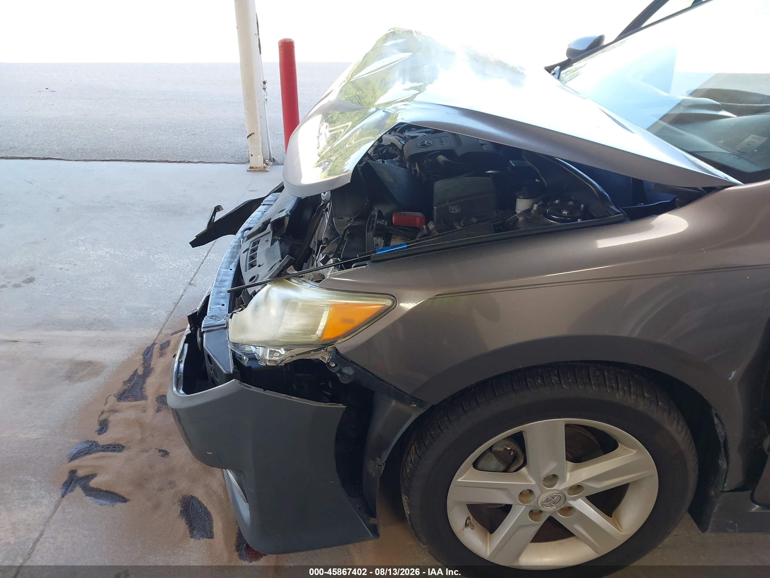 2014 Toyota Camry Se Gray vin: 4T1BF1FK3EU811406