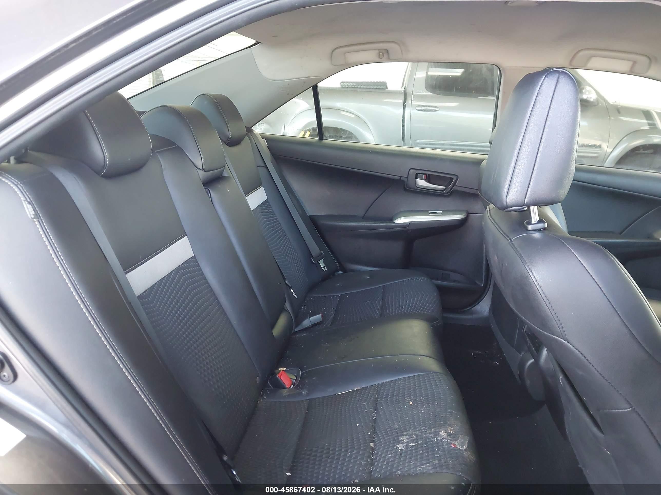 2014 Toyota Camry Se Gray vin: 4T1BF1FK3EU811406