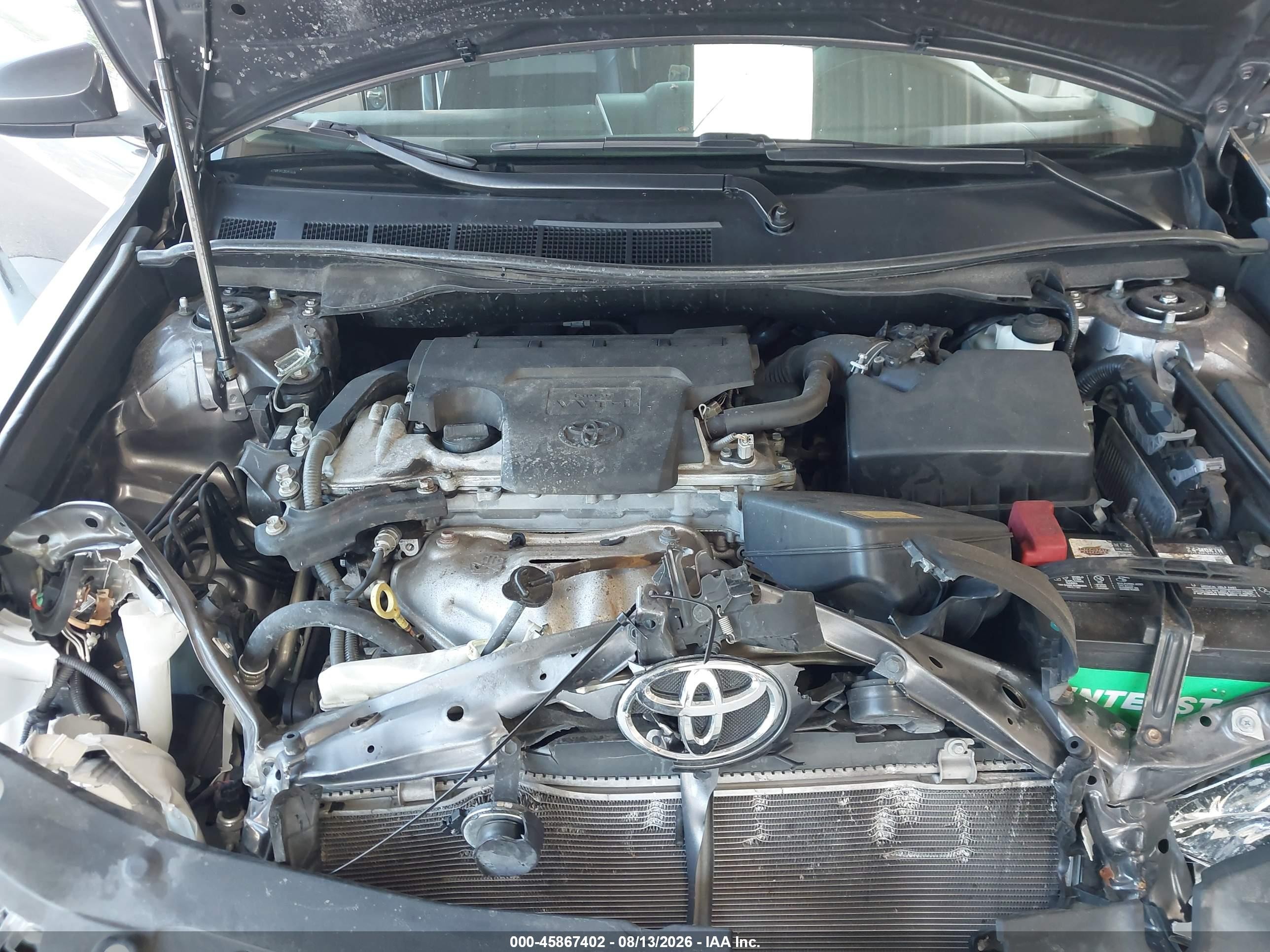 2014 Toyota Camry Se Gray vin: 4T1BF1FK3EU811406
