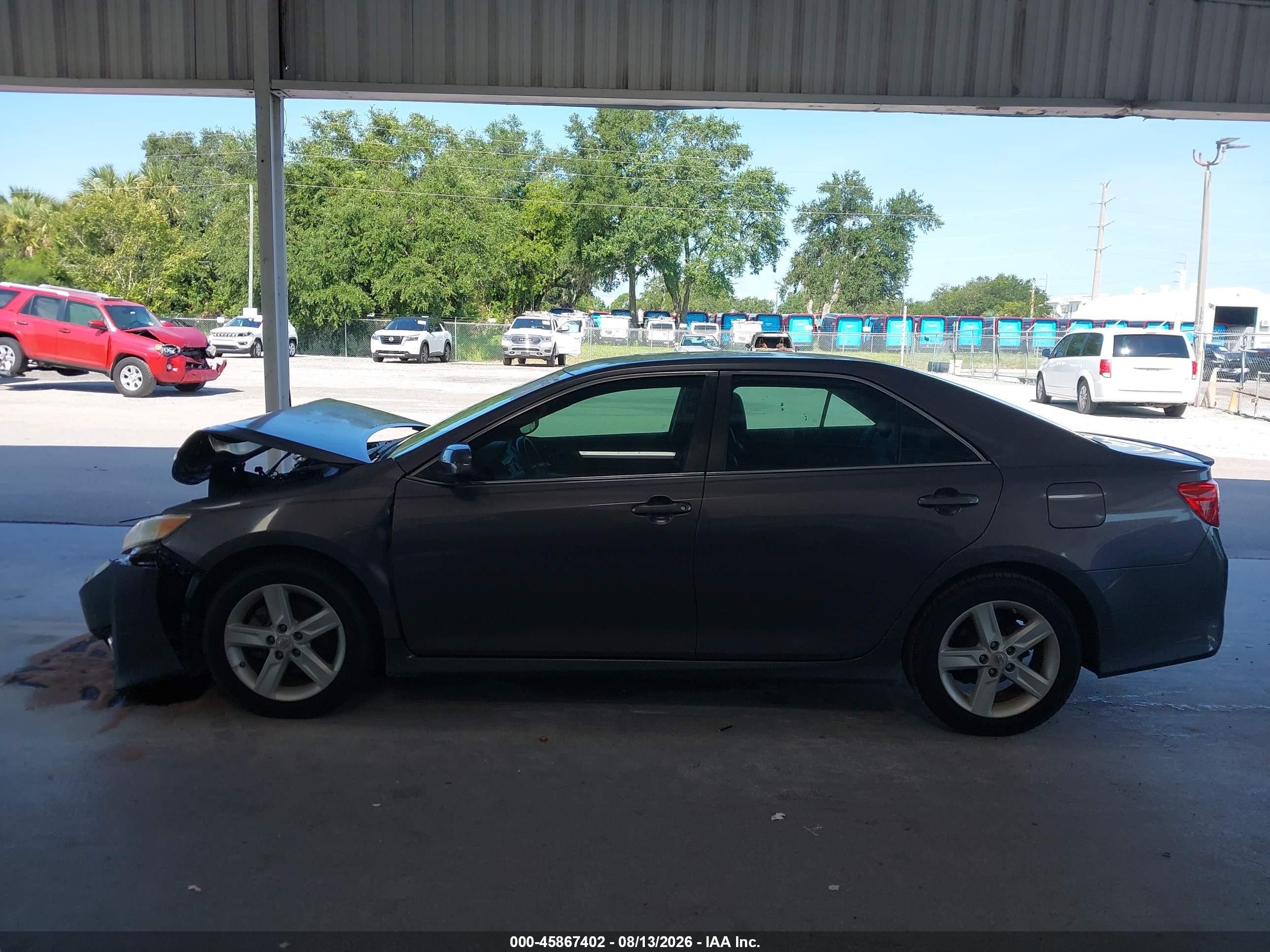 2014 Toyota Camry Se Gray vin: 4T1BF1FK3EU811406