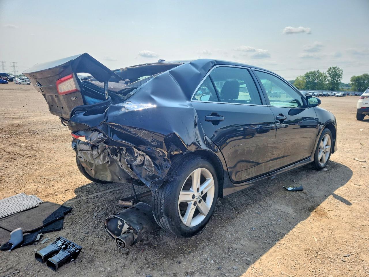 2014 Toyota Camry Se Black vin: 4T1BF1FK3EU813804