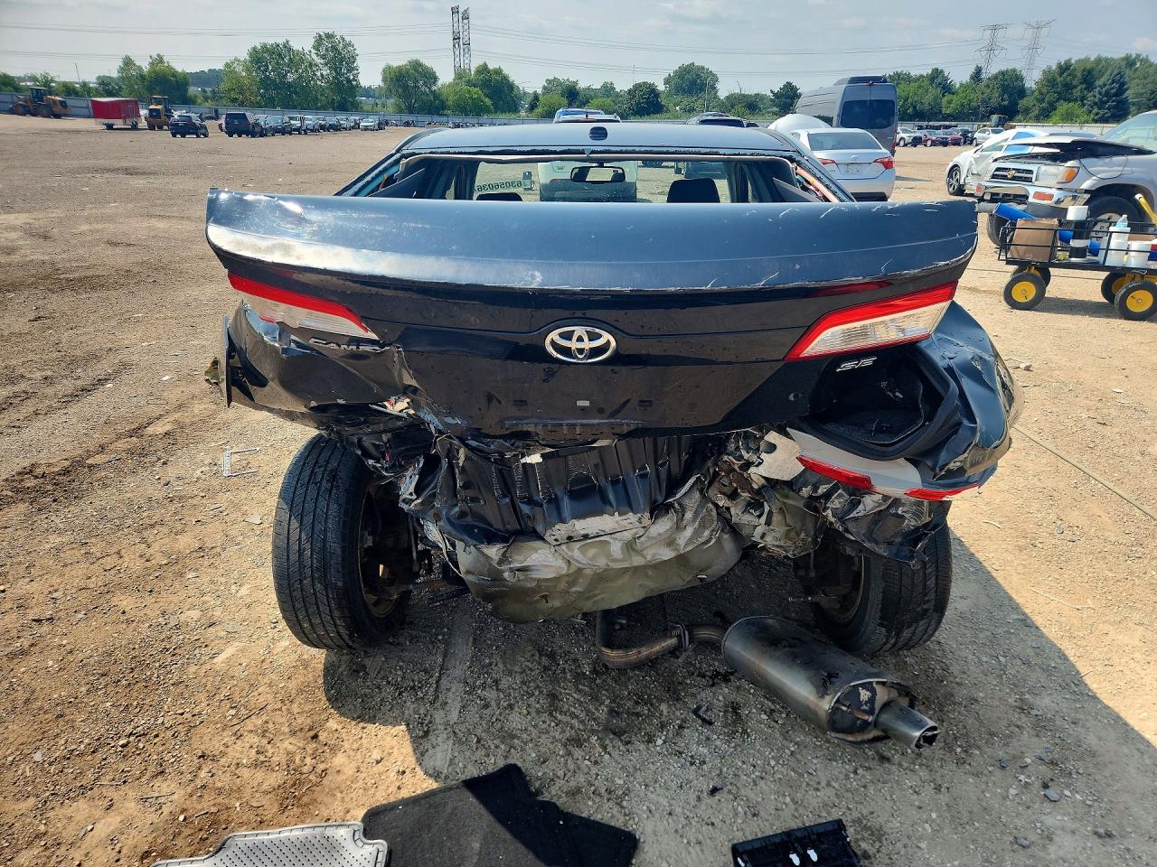2014 Toyota Camry Se Black vin: 4T1BF1FK3EU813804