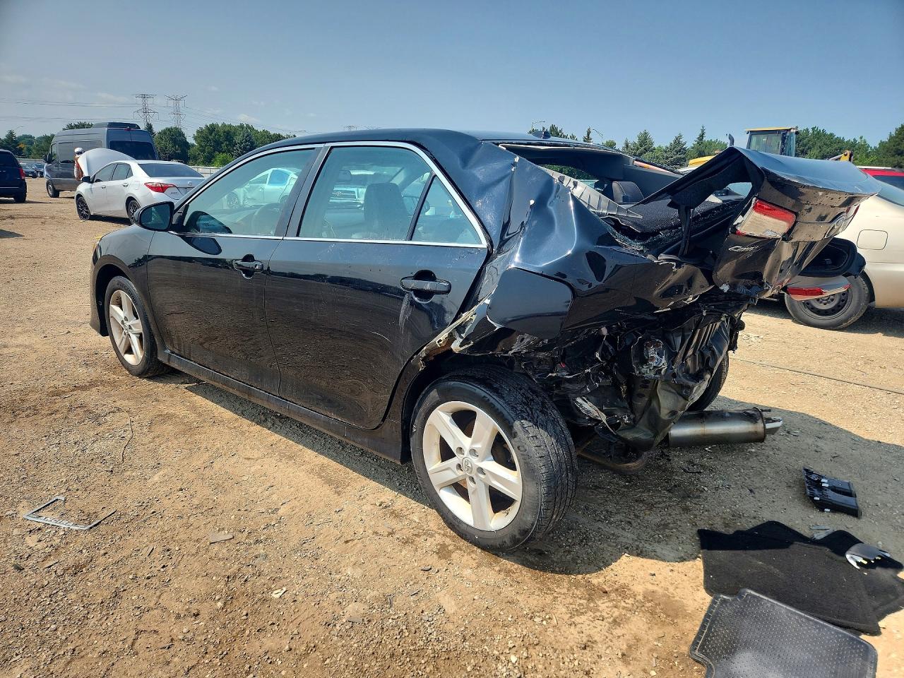 2014 Toyota Camry Se Black vin: 4T1BF1FK3EU813804