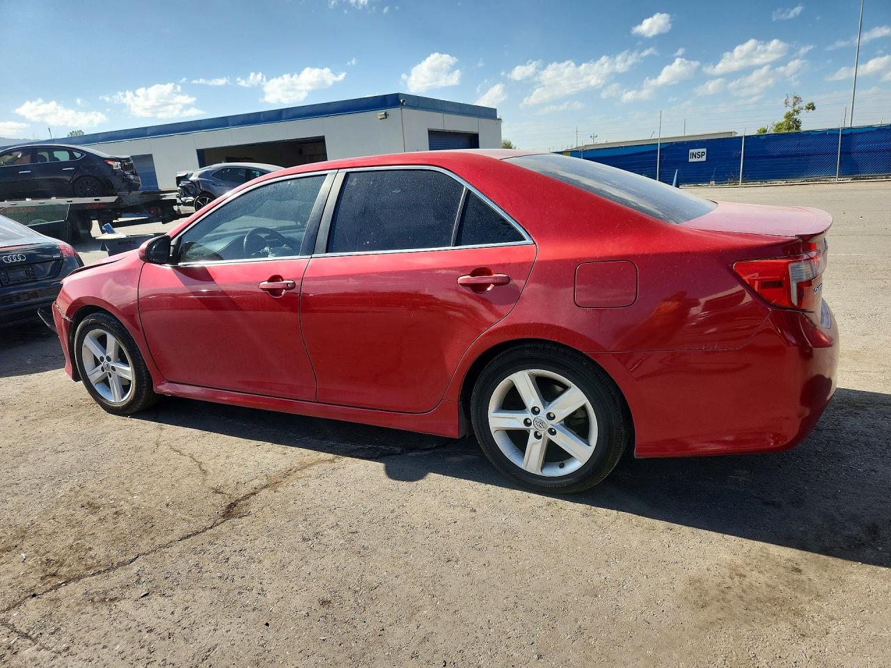 2014 Toyota Camry Se Red vin: 4T1BF1FK3EU817044