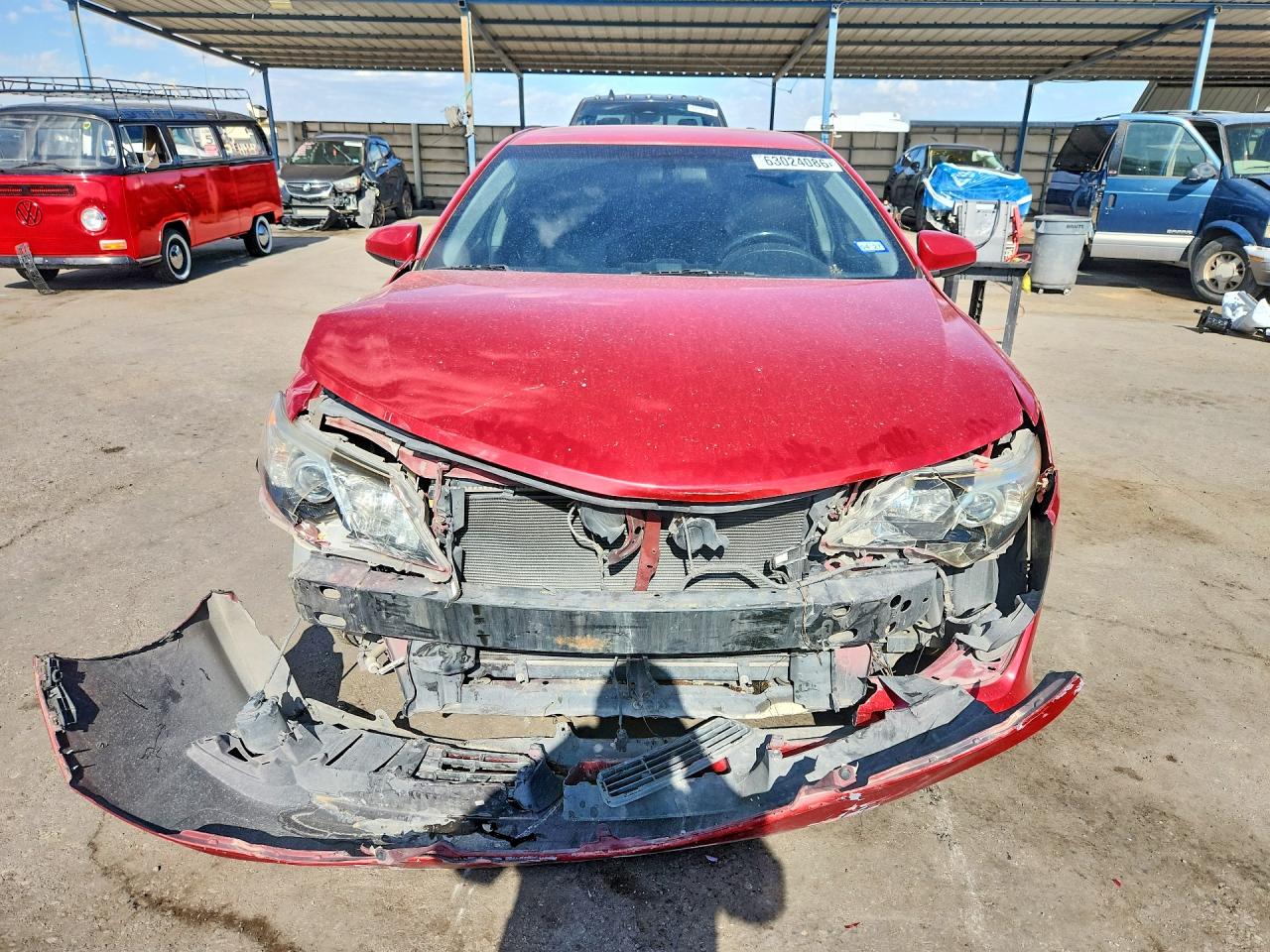 2014 Toyota Camry Se Red vin: 4T1BF1FK3EU817044