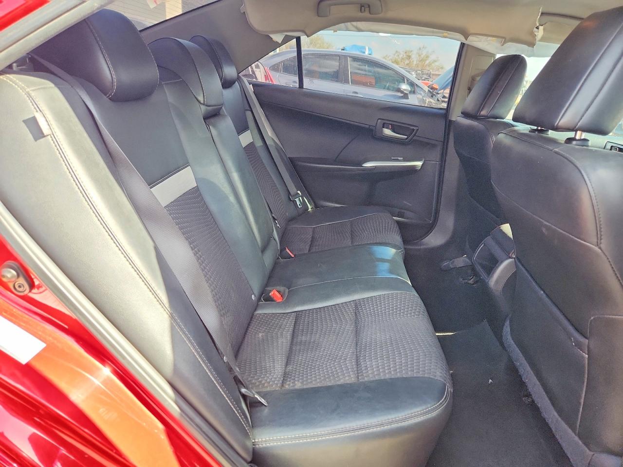 2014 Toyota Camry Se Red vin: 4T1BF1FK3EU817044