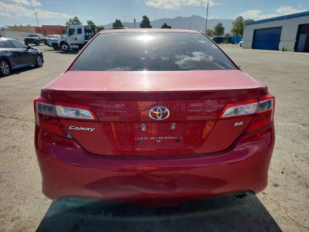 2014 Toyota Camry Se Red vin: 4T1BF1FK3EU817044