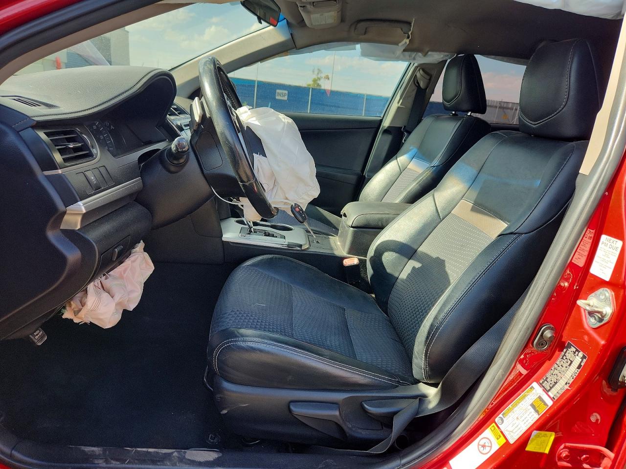 2014 Toyota Camry Se Red vin: 4T1BF1FK3EU817044