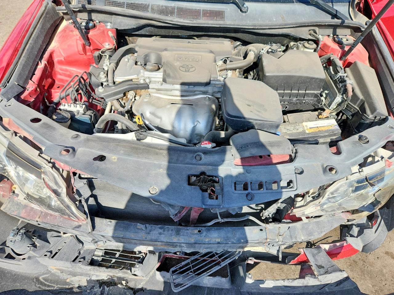 2014 Toyota Camry Se Red vin: 4T1BF1FK3EU817044