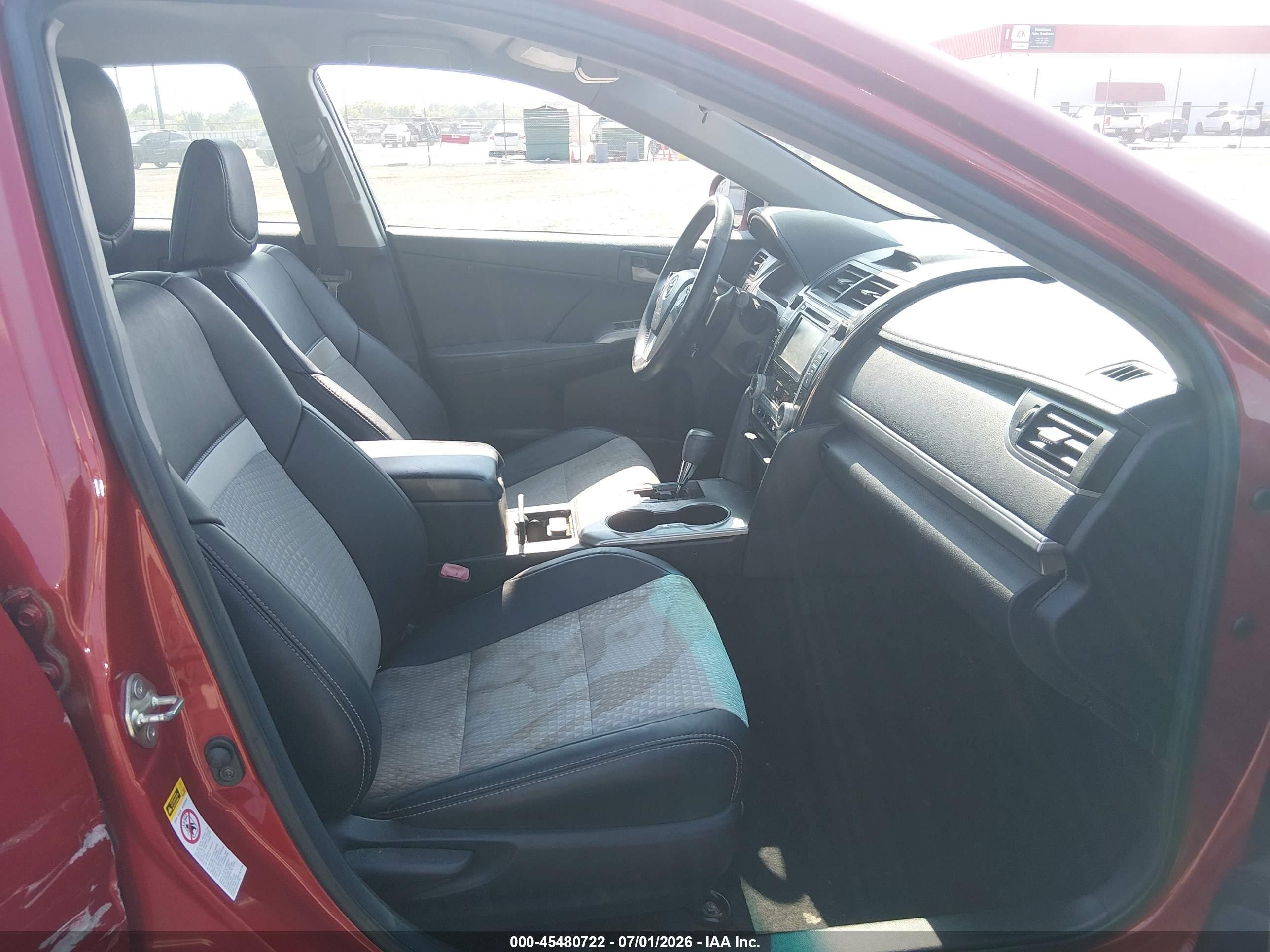 2014 Toyota Camry Se Красный vin: 4T1BF1FK3EU834930