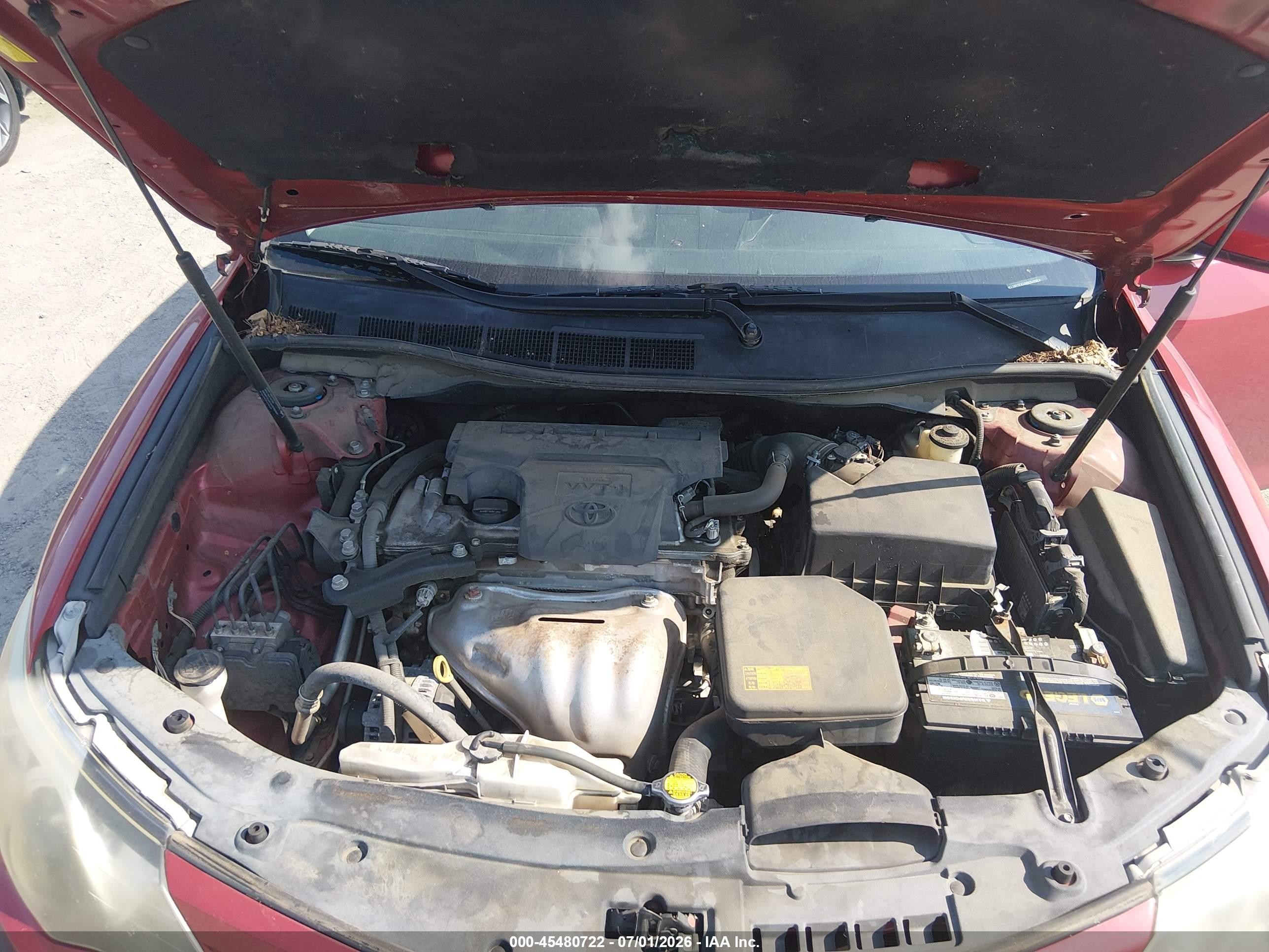 2014 Toyota Camry Se Красный vin: 4T1BF1FK3EU834930