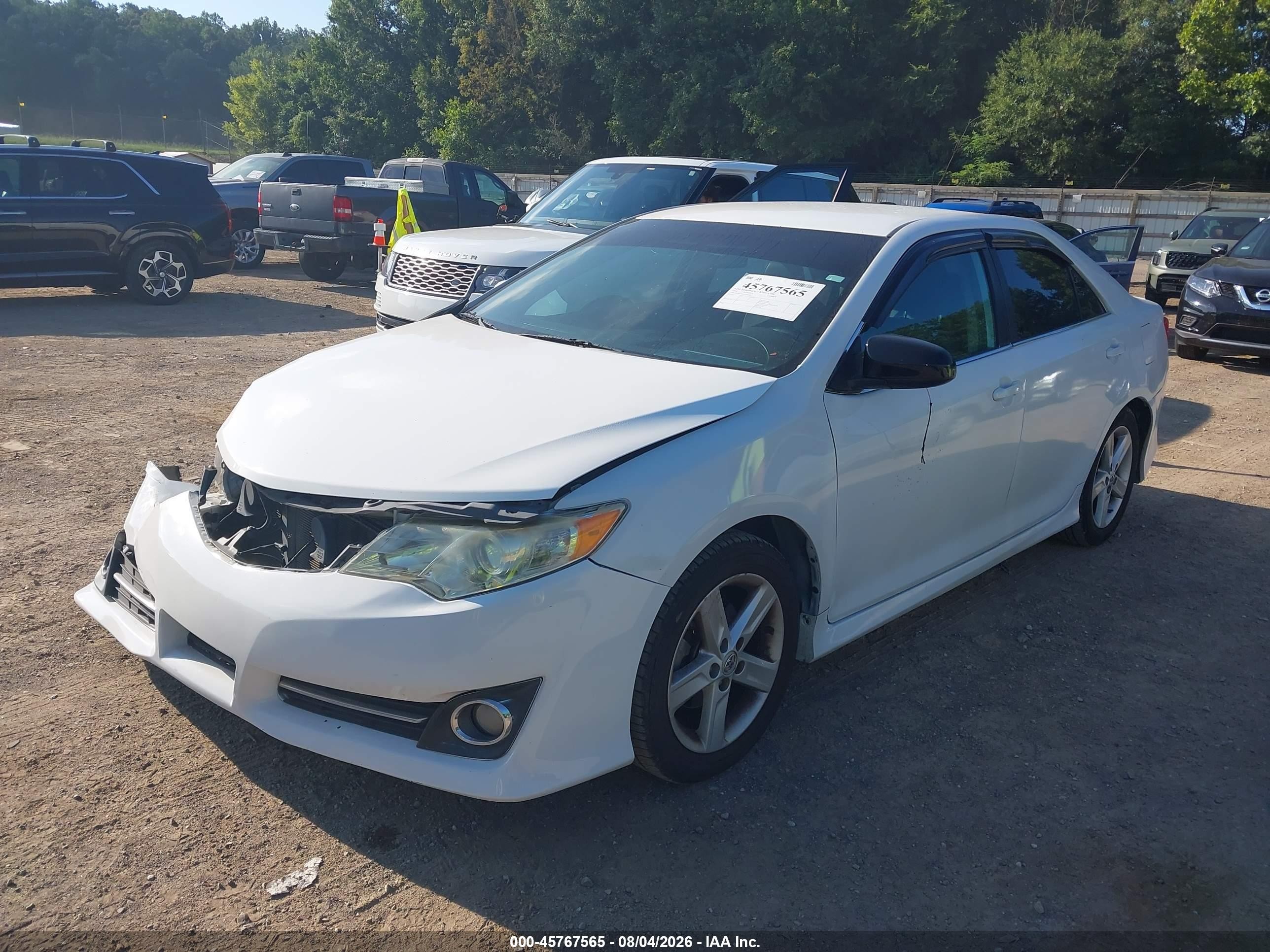 2014 Toyota Camry Se Белый vin: 4T1BF1FK3EU840551