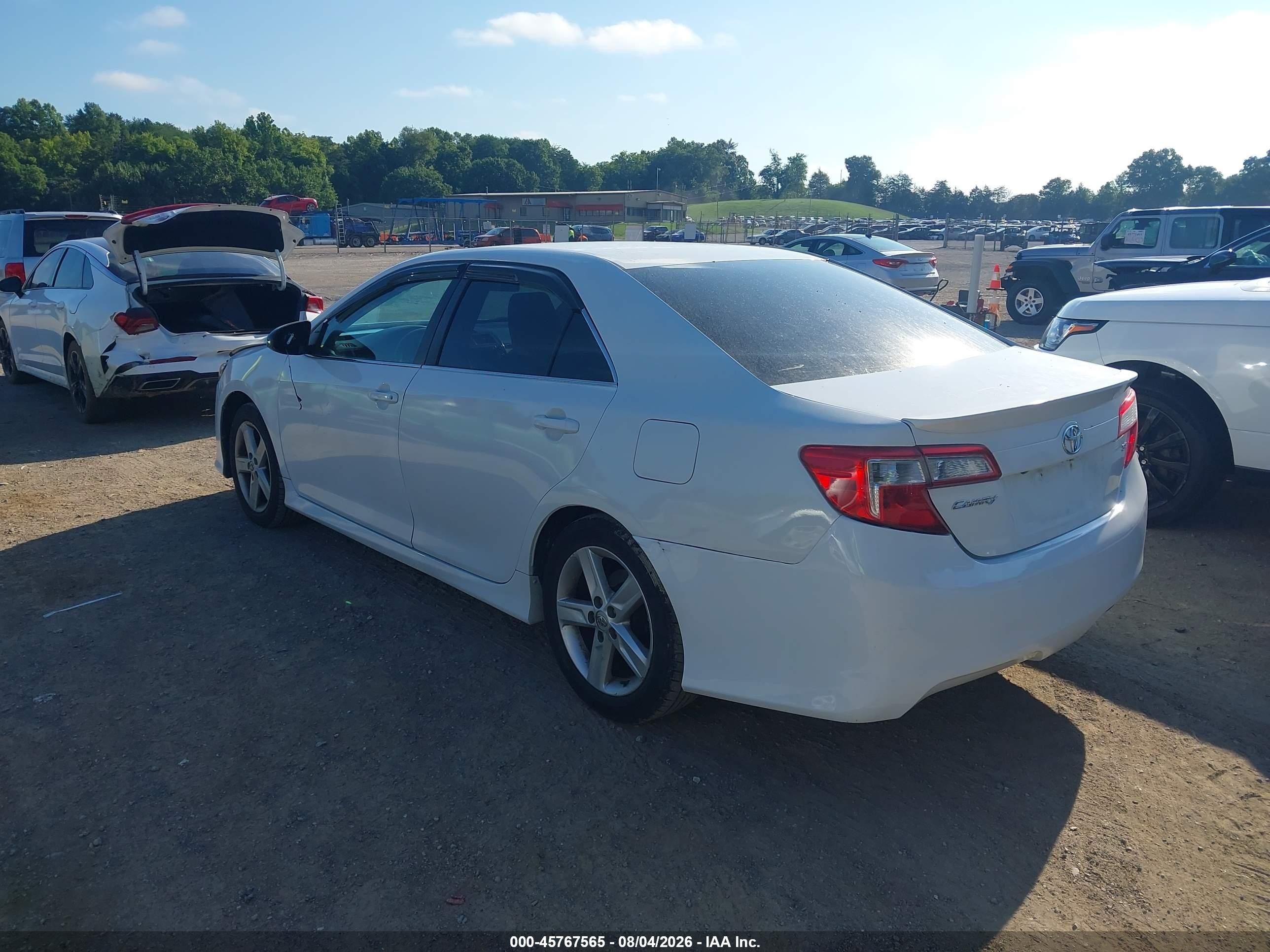 2014 Toyota Camry Se Белый vin: 4T1BF1FK3EU840551