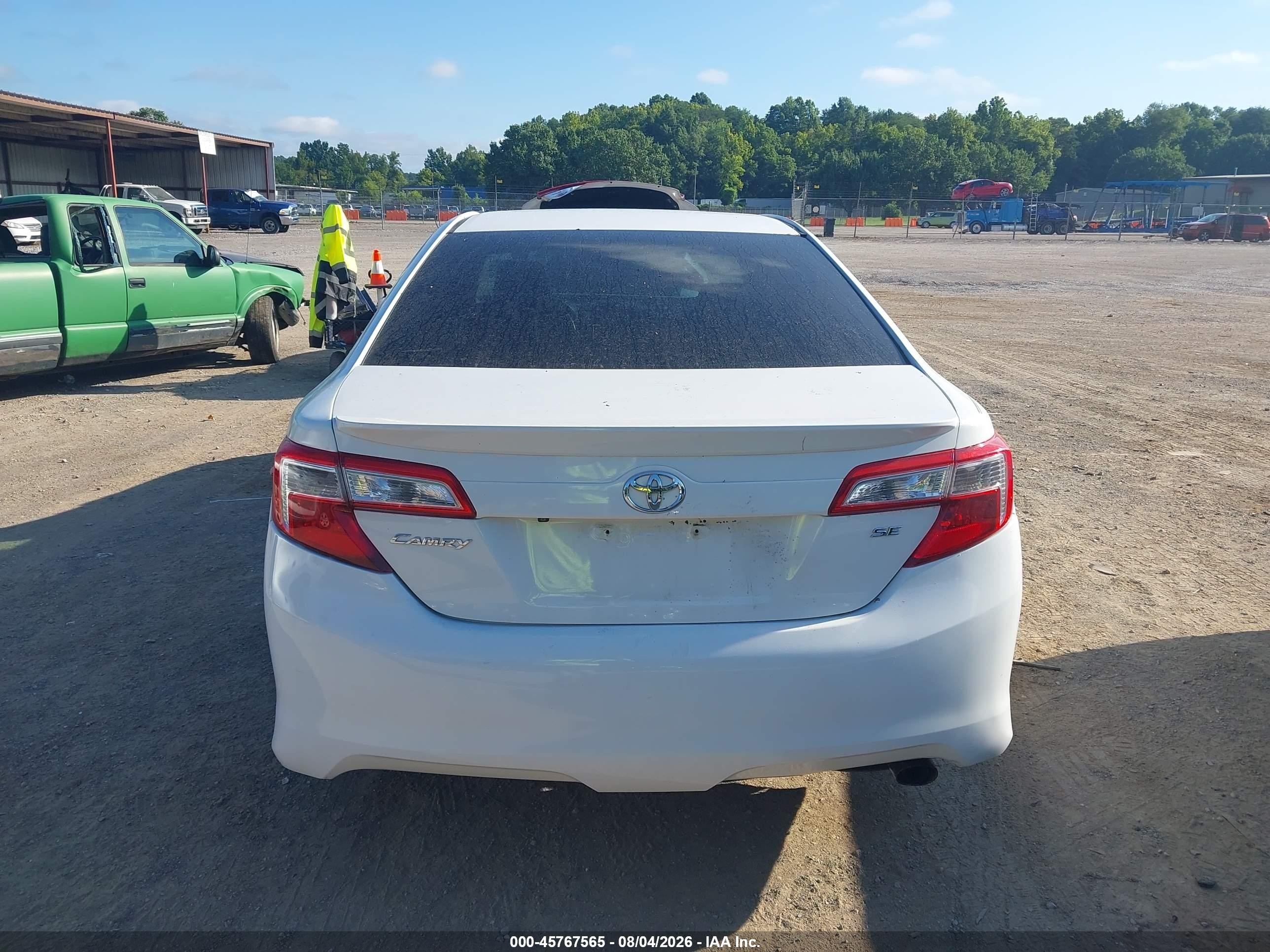 2014 Toyota Camry Se Белый vin: 4T1BF1FK3EU840551
