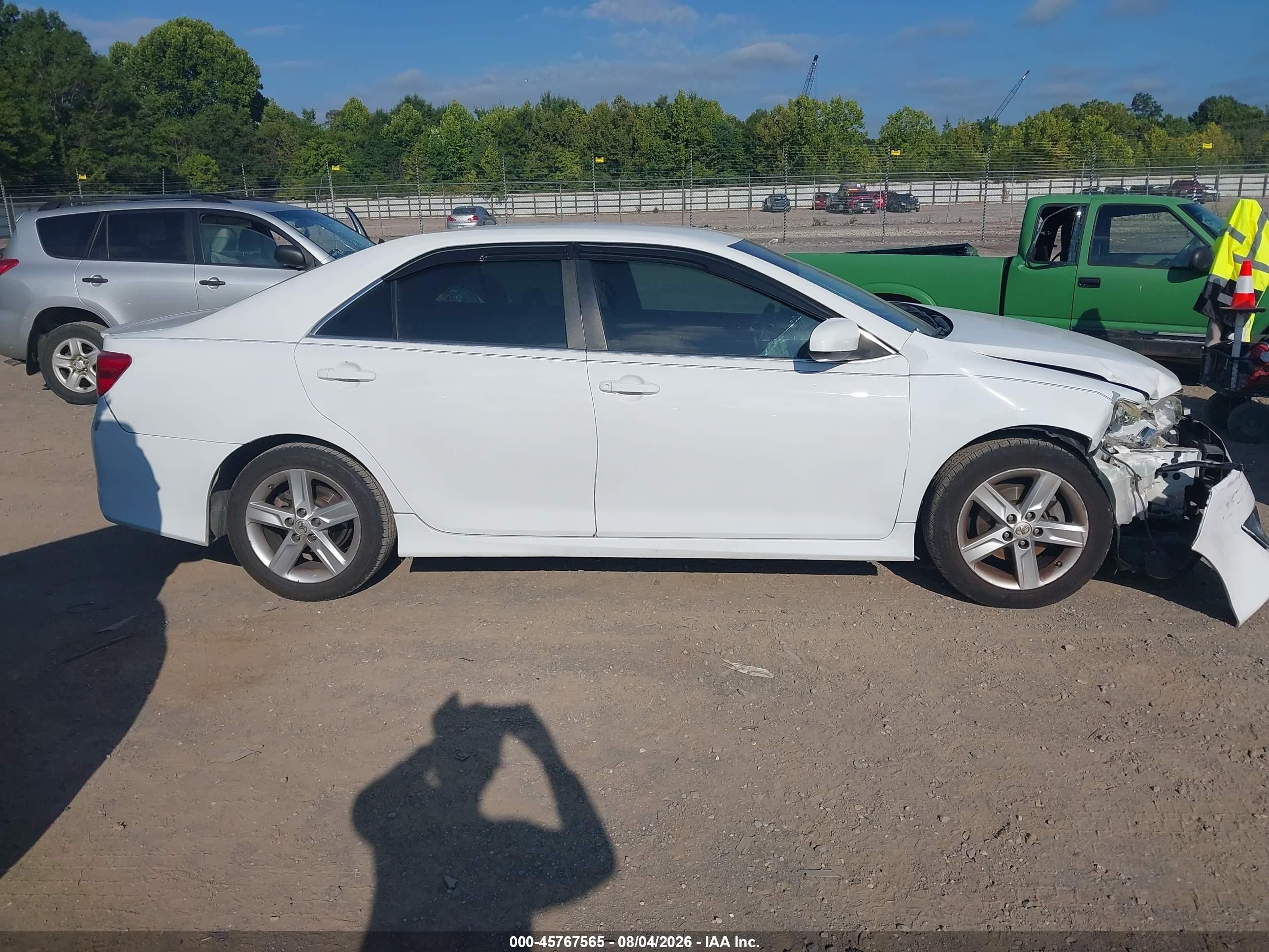 2014 Toyota Camry Se Белый vin: 4T1BF1FK3EU840551