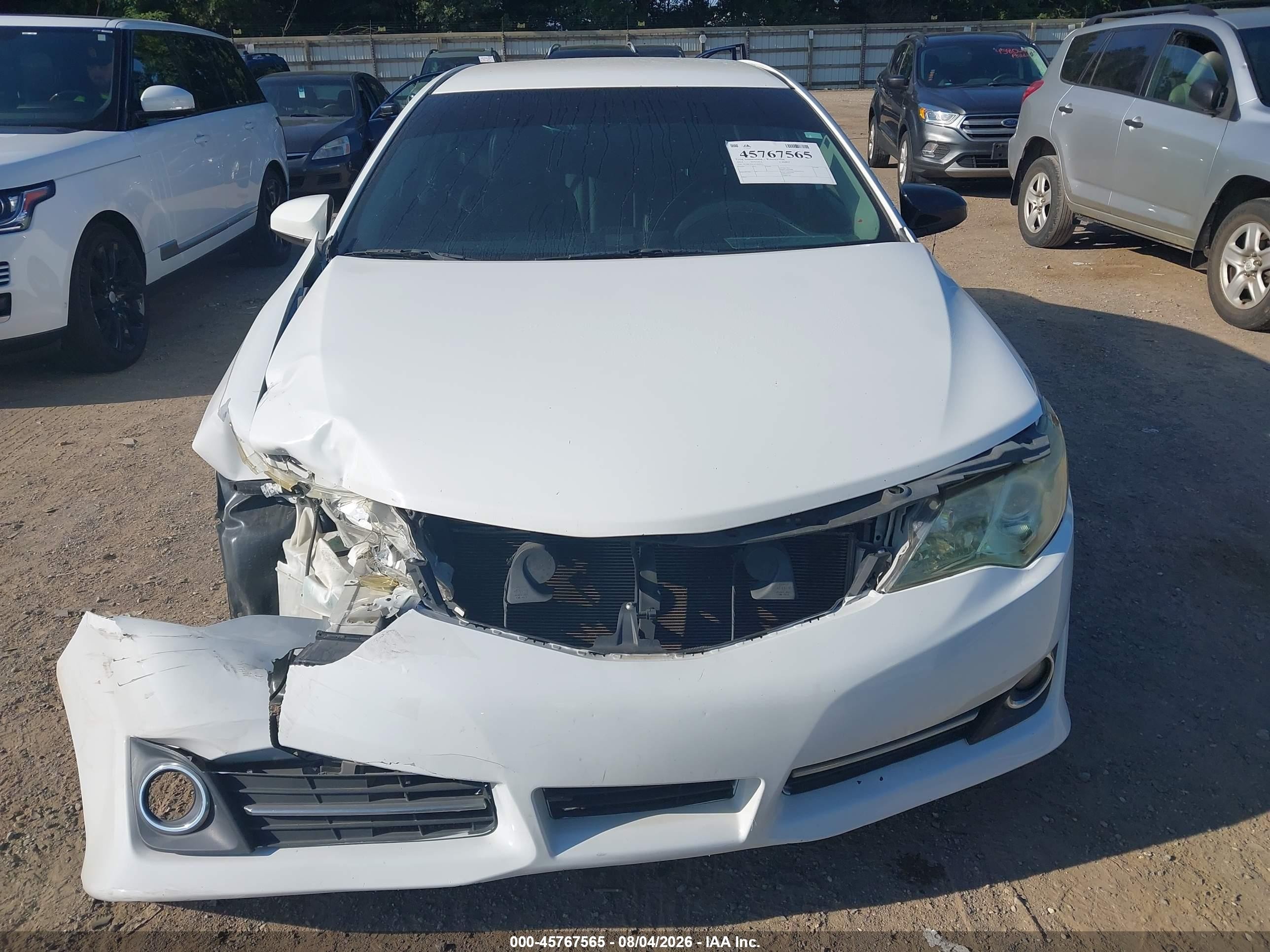 2014 Toyota Camry Se Белый vin: 4T1BF1FK3EU840551