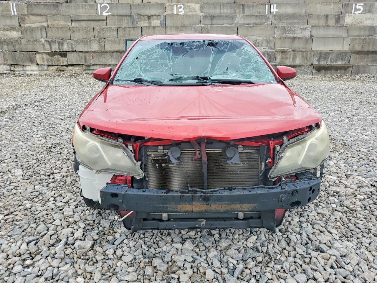 2014 Toyota Camry Se Red vin: 4T1BF1FK3EU842431