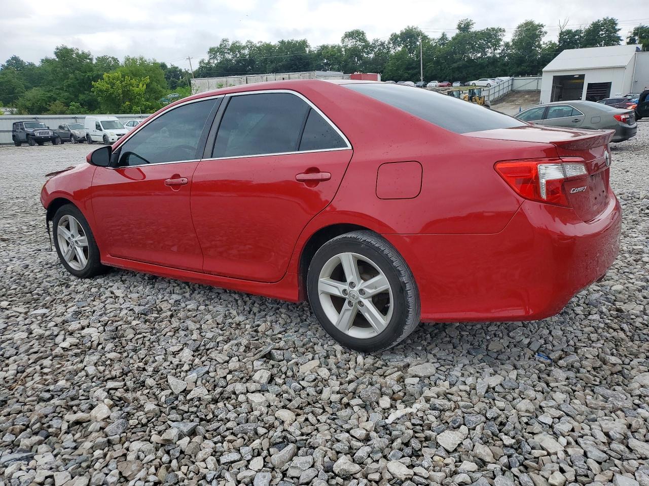 2014 Toyota Camry Se Red vin: 4T1BF1FK3EU842431