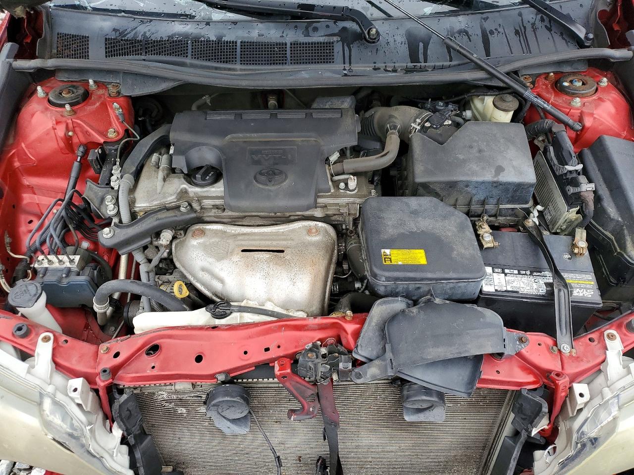 2014 Toyota Camry Se Red vin: 4T1BF1FK3EU842431