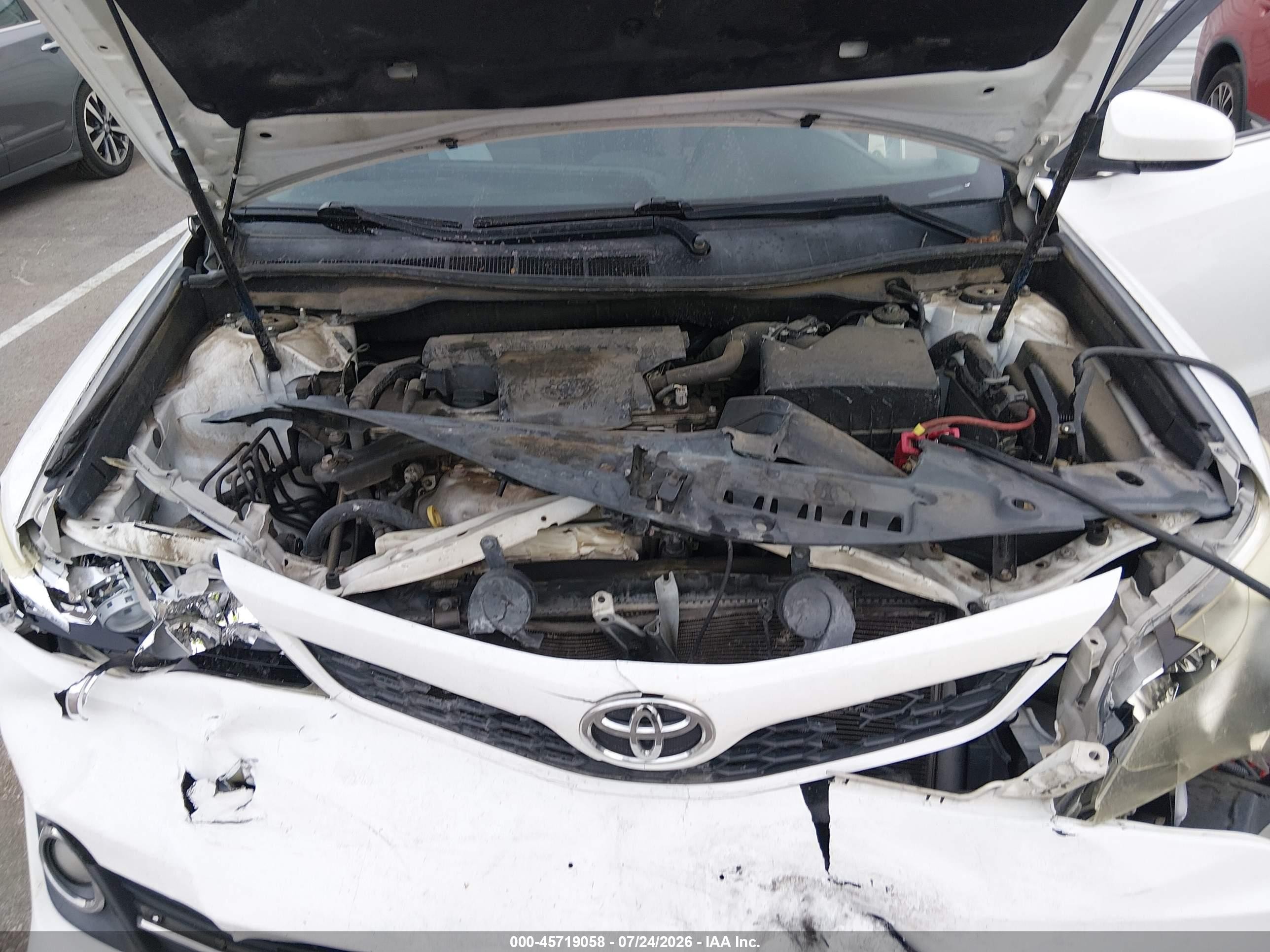 2014 Toyota Camry Se White vin: 4T1BF1FK3EU844681