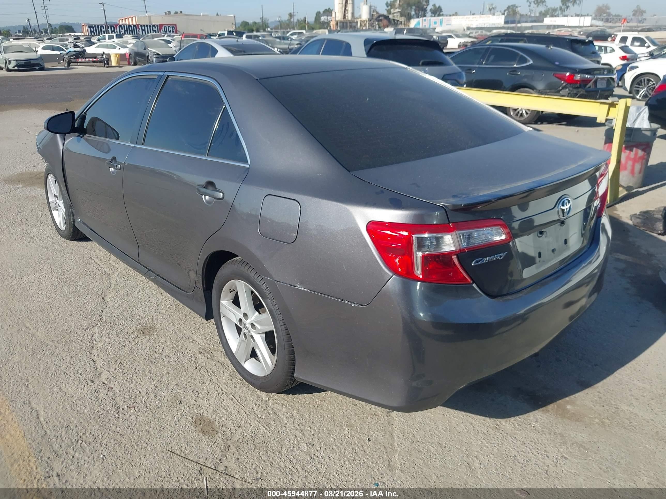 2014 Toyota Camry Se Gray vin: 4T1BF1FK3EU853073