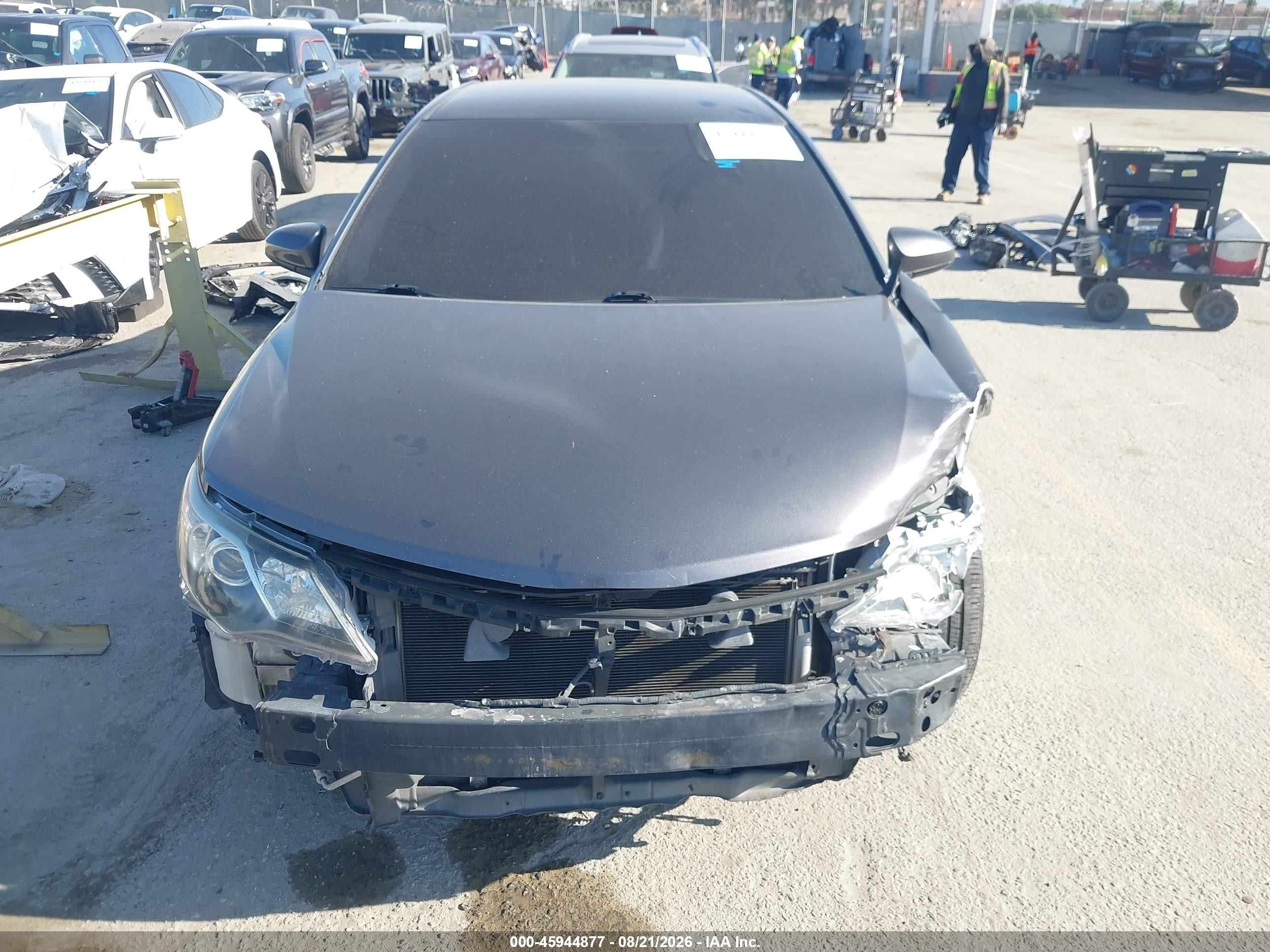 2014 Toyota Camry Se Gray vin: 4T1BF1FK3EU853073