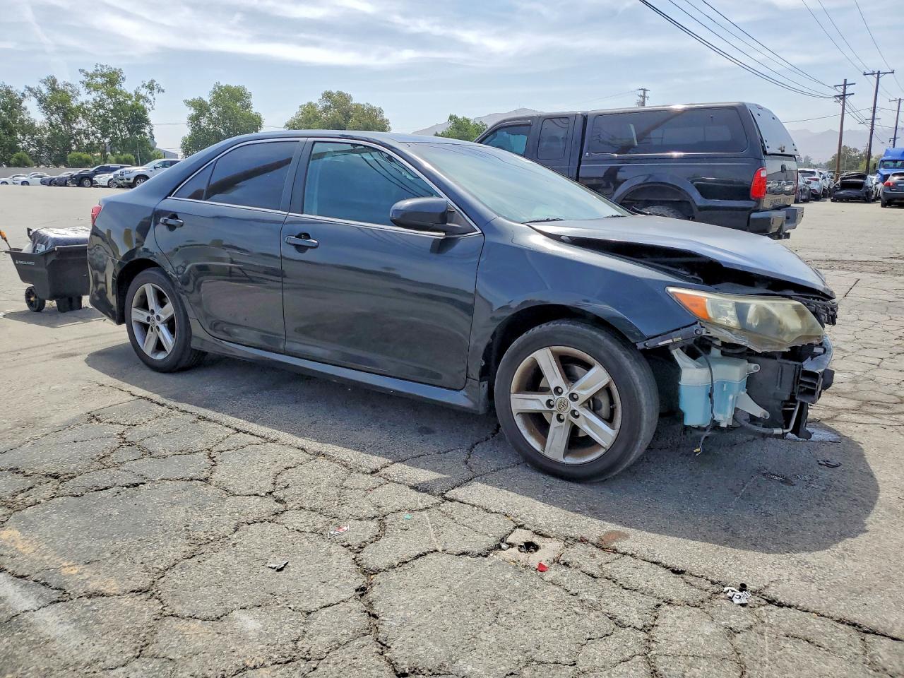 2014 Toyota Camry Se Black vin: 4T1BF1FK3EU867068
