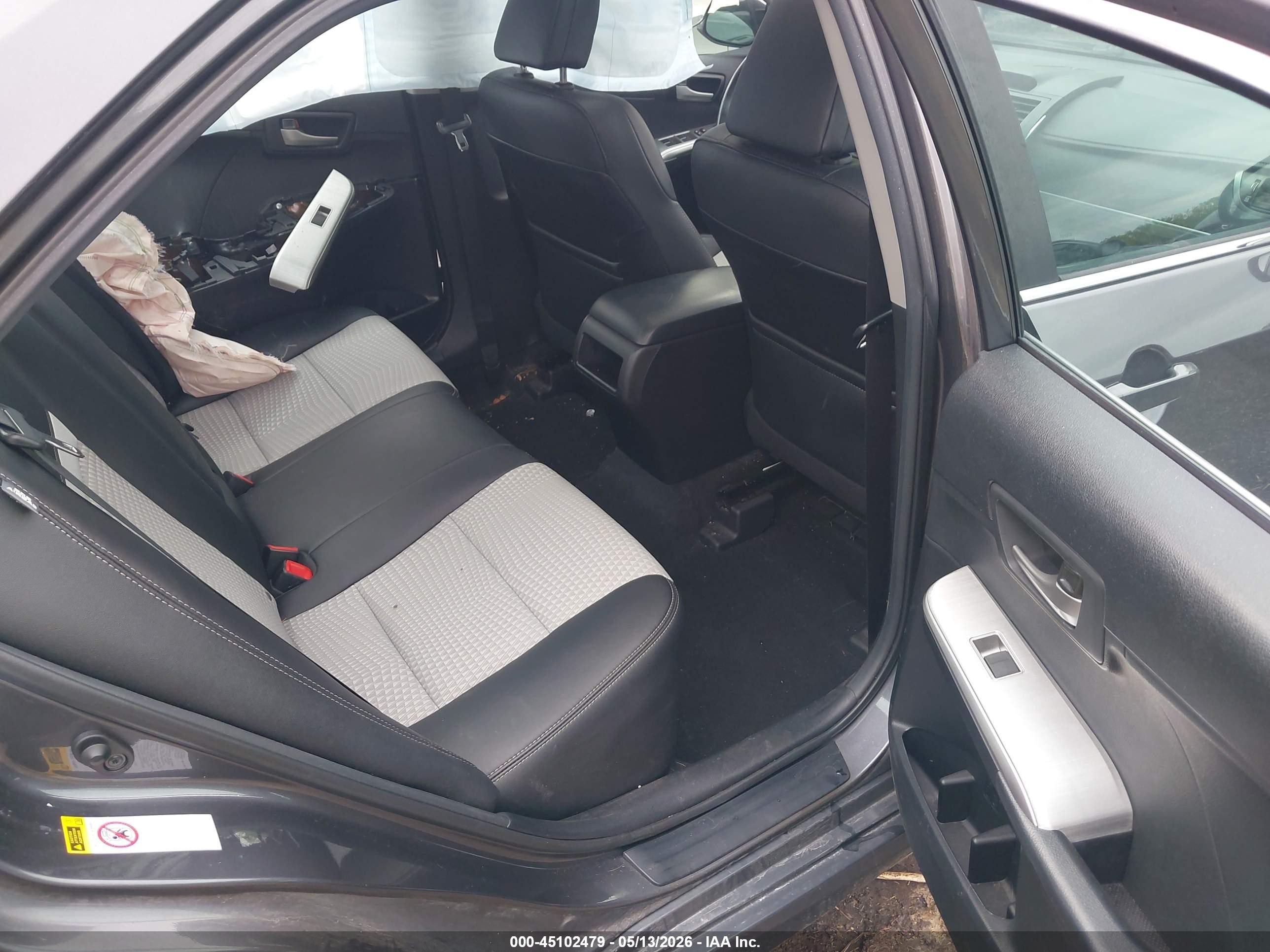 2014 Toyota Camry Se Sport Gray vin: 4T1BF1FK3EU871735