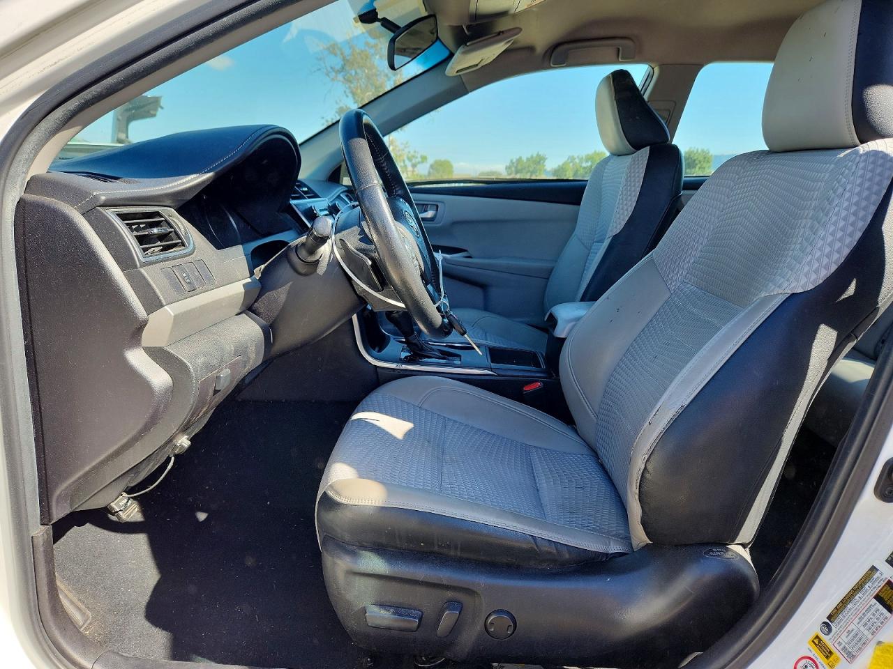 2015 Toyota Camry Se White vin: 4T1BF1FK3FU007964