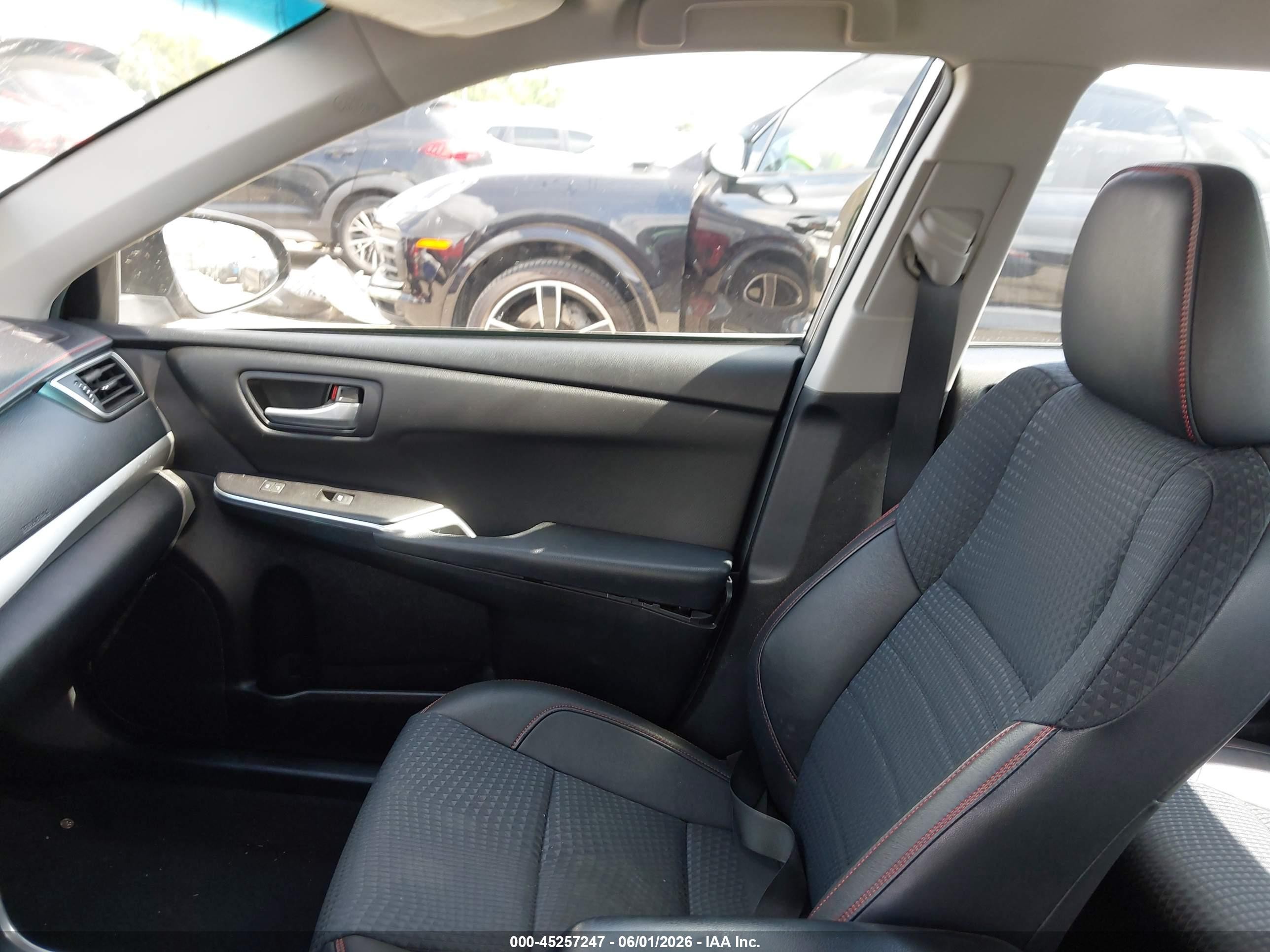 2015 Toyota Camry Se Gray vin: 4T1BF1FK3FU014672
