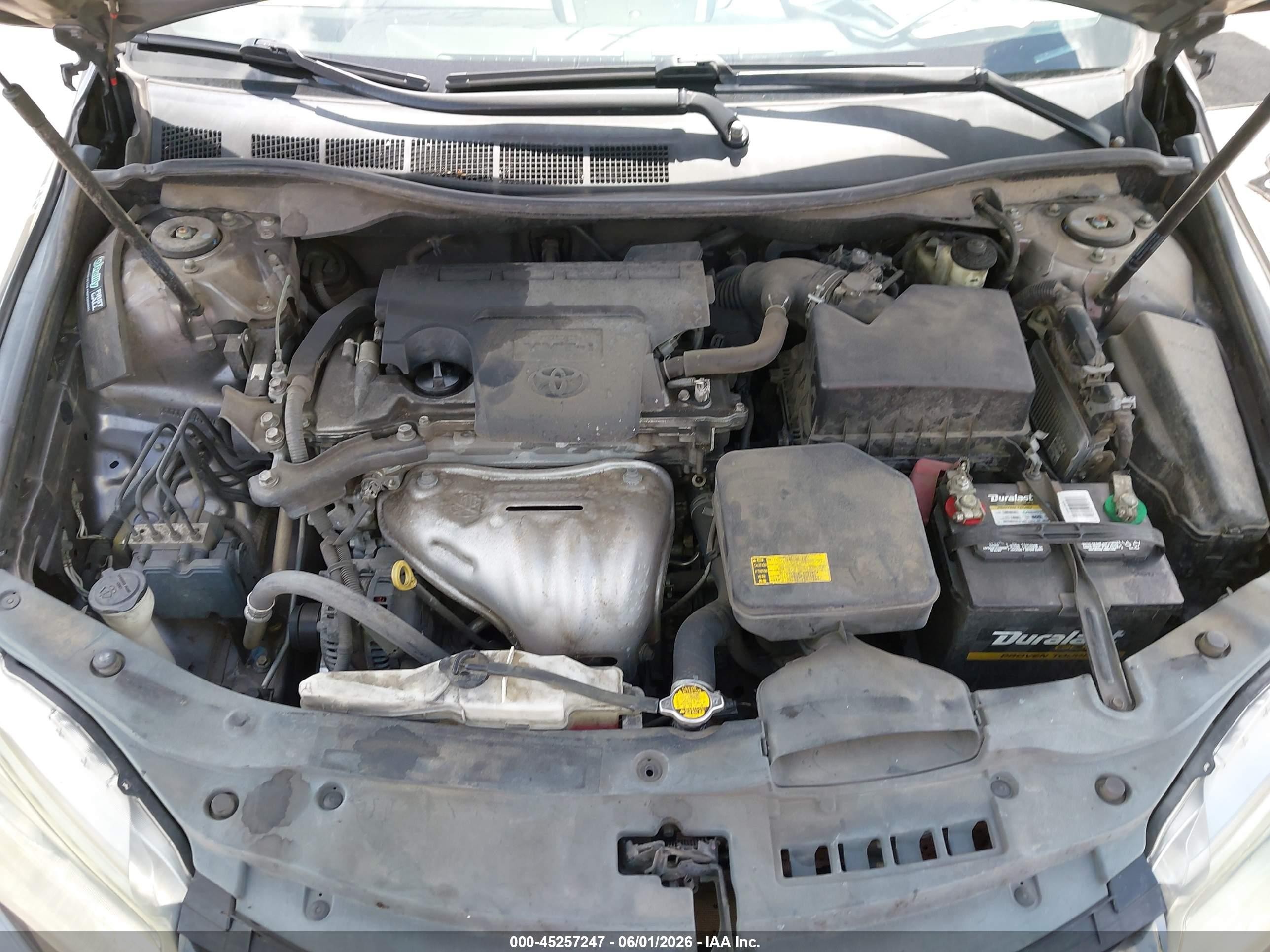 2015 Toyota Camry Se Gray vin: 4T1BF1FK3FU014672