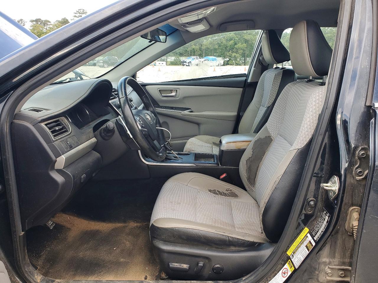 2015 Toyota Camry Se Charcoal vin: 4T1BF1FK3FU032010