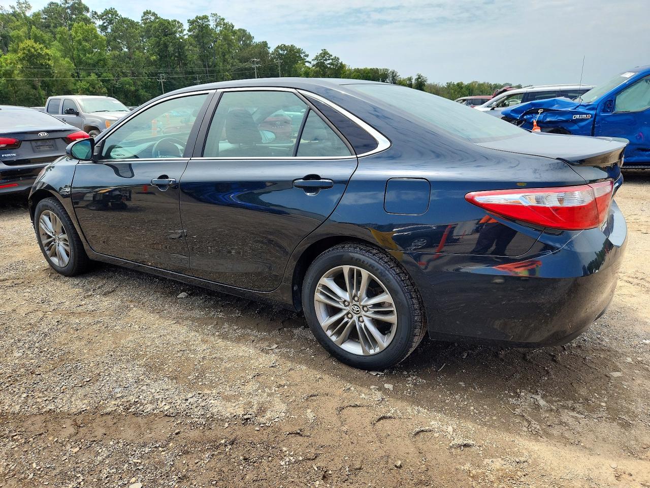 2015 Toyota Camry Se Black vin: 4T1BF1FK3FU037014