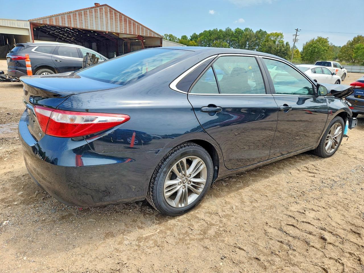 2015 Toyota Camry Se Black vin: 4T1BF1FK3FU037014