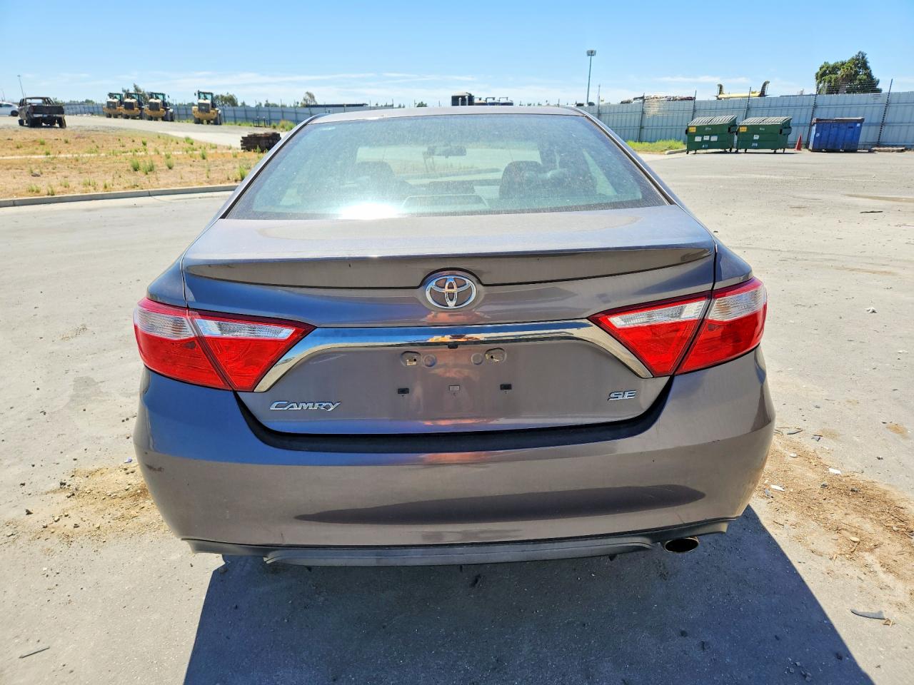 2015 Toyota Camry Se Gray vin: 4T1BF1FK3FU043539